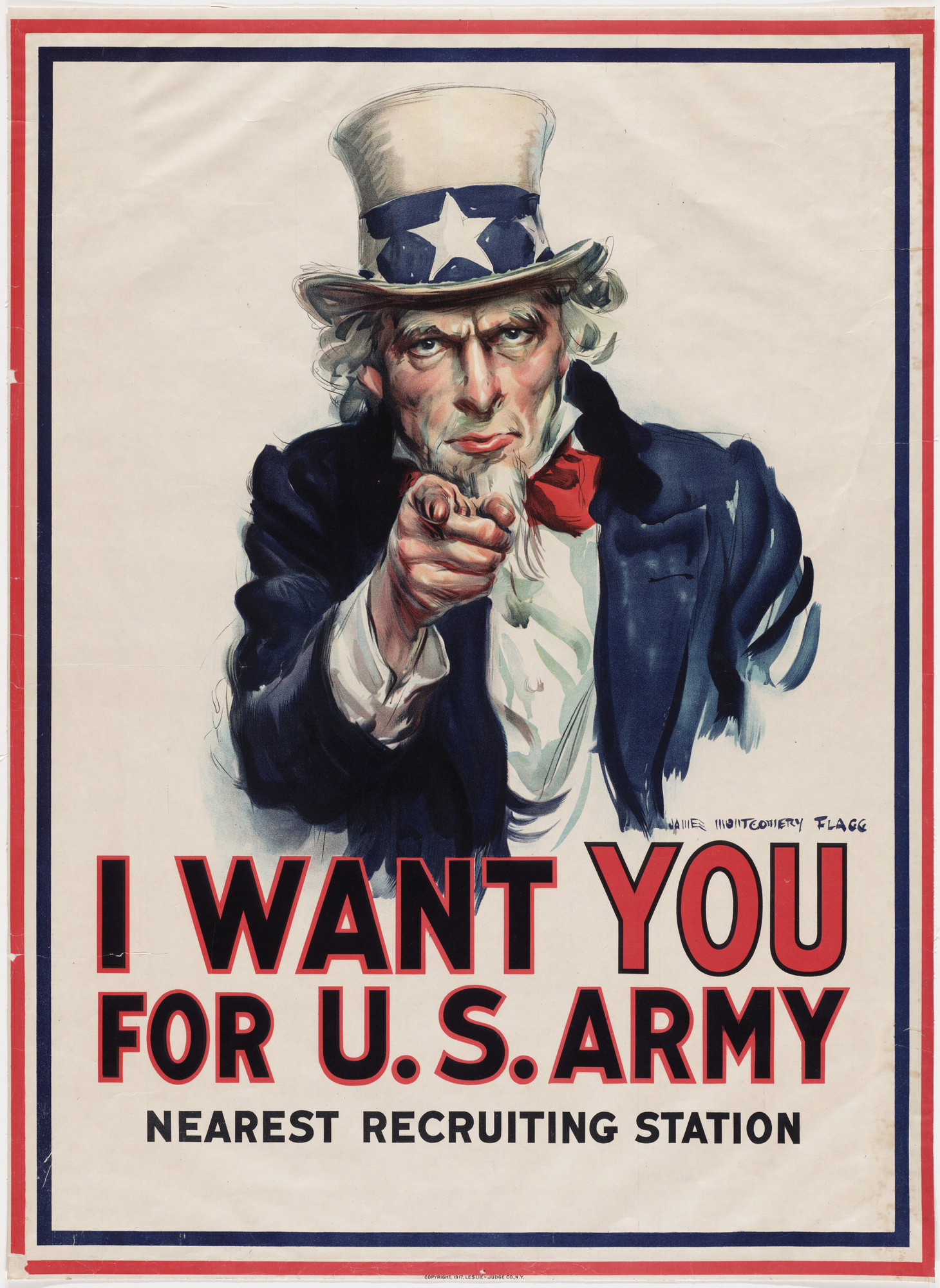 James Montgomery Flagg I Want You For The U S Army 1917 Moma