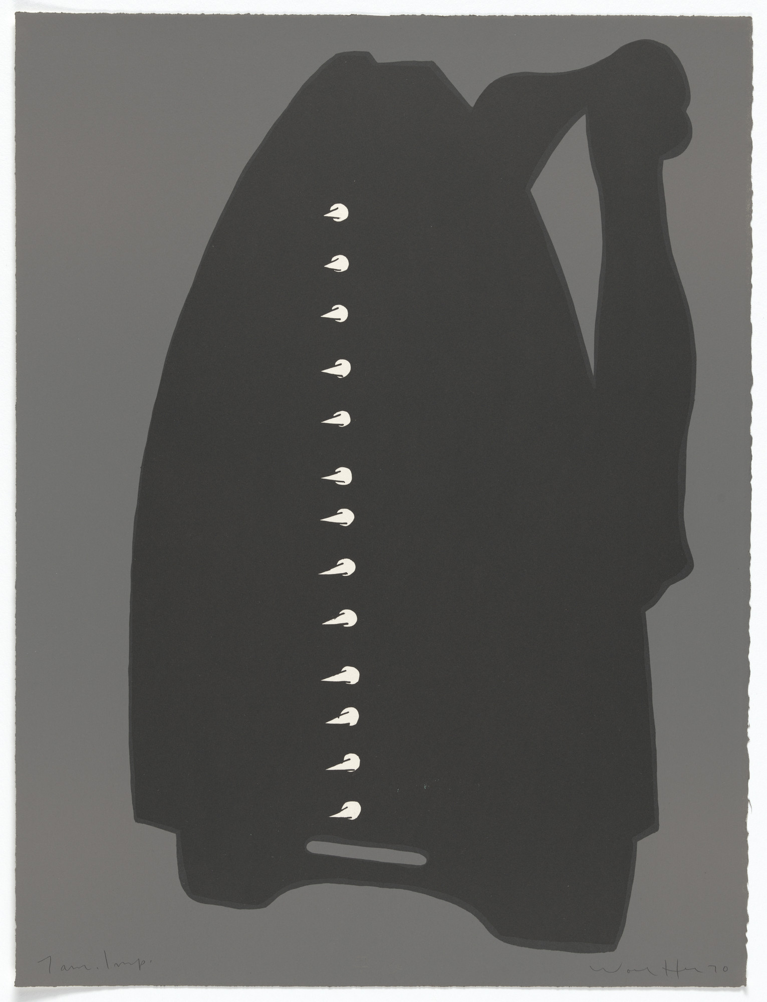 Emerson Woelffer. Homage to Man Ray (Hommage à Man Ray)