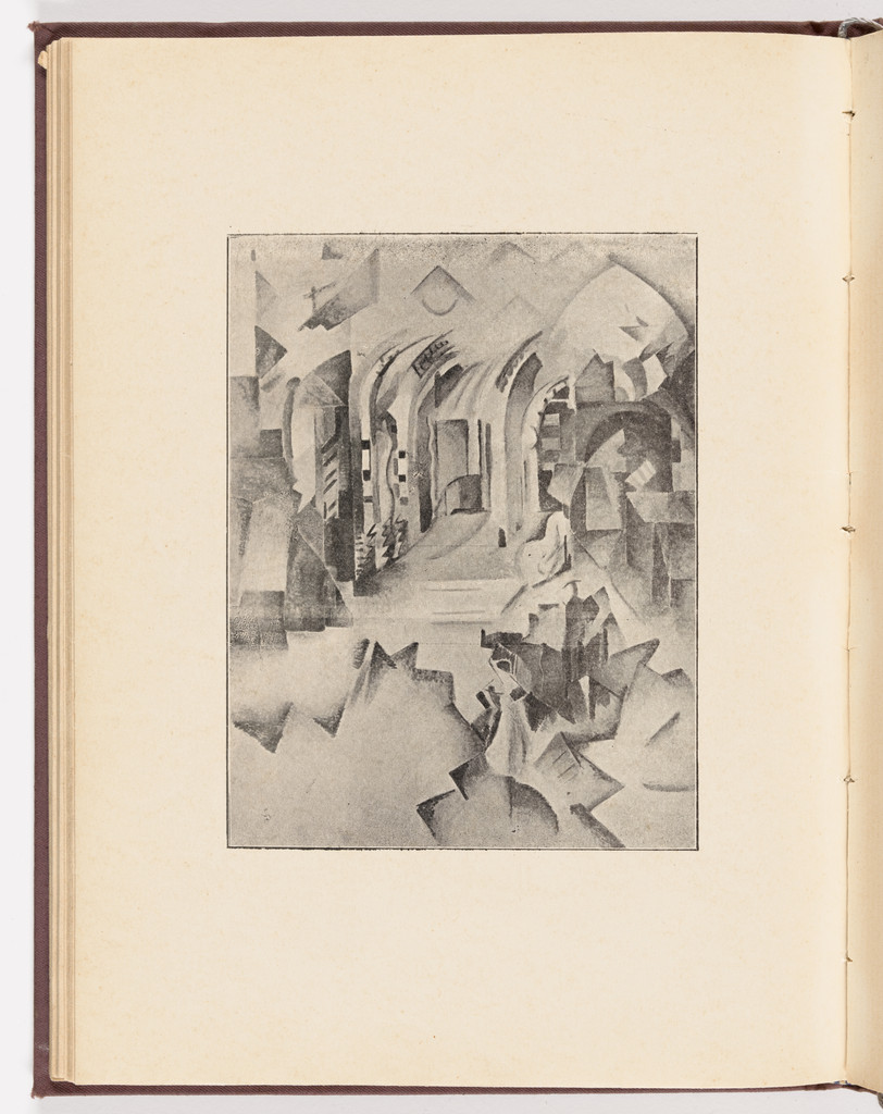 Plate (facing page 81) from Futuristy. Pervyi zhurnal' russkikh' futuristov' (Futurists: First Journal of the Russian Futurists) no. 1-2 by Alexandra Exter