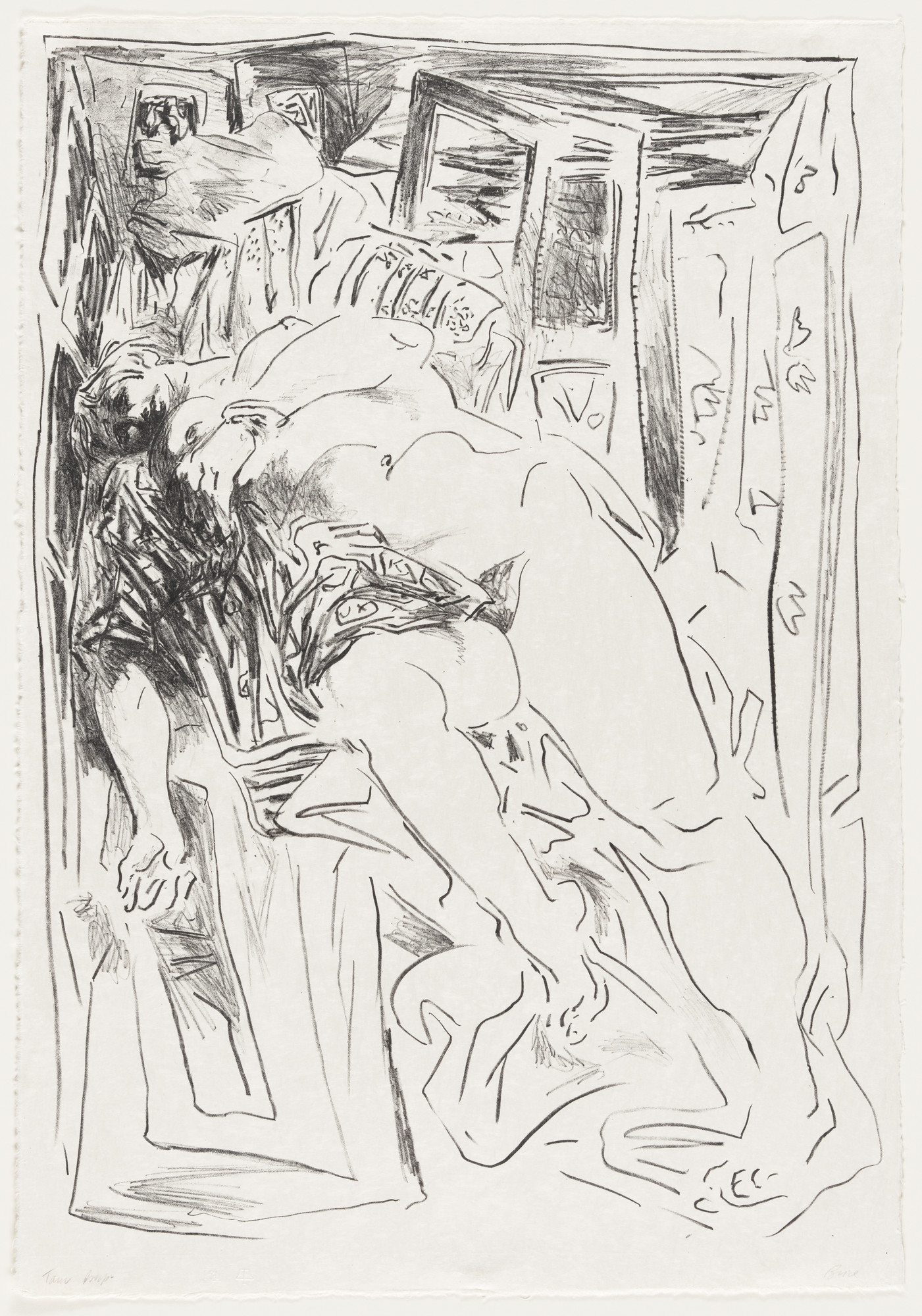 William Brice. Reclining Figure