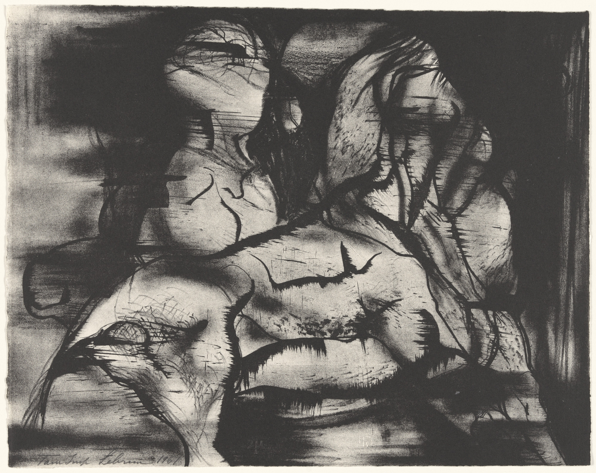 Rico Lebrun. Centaur and Woman