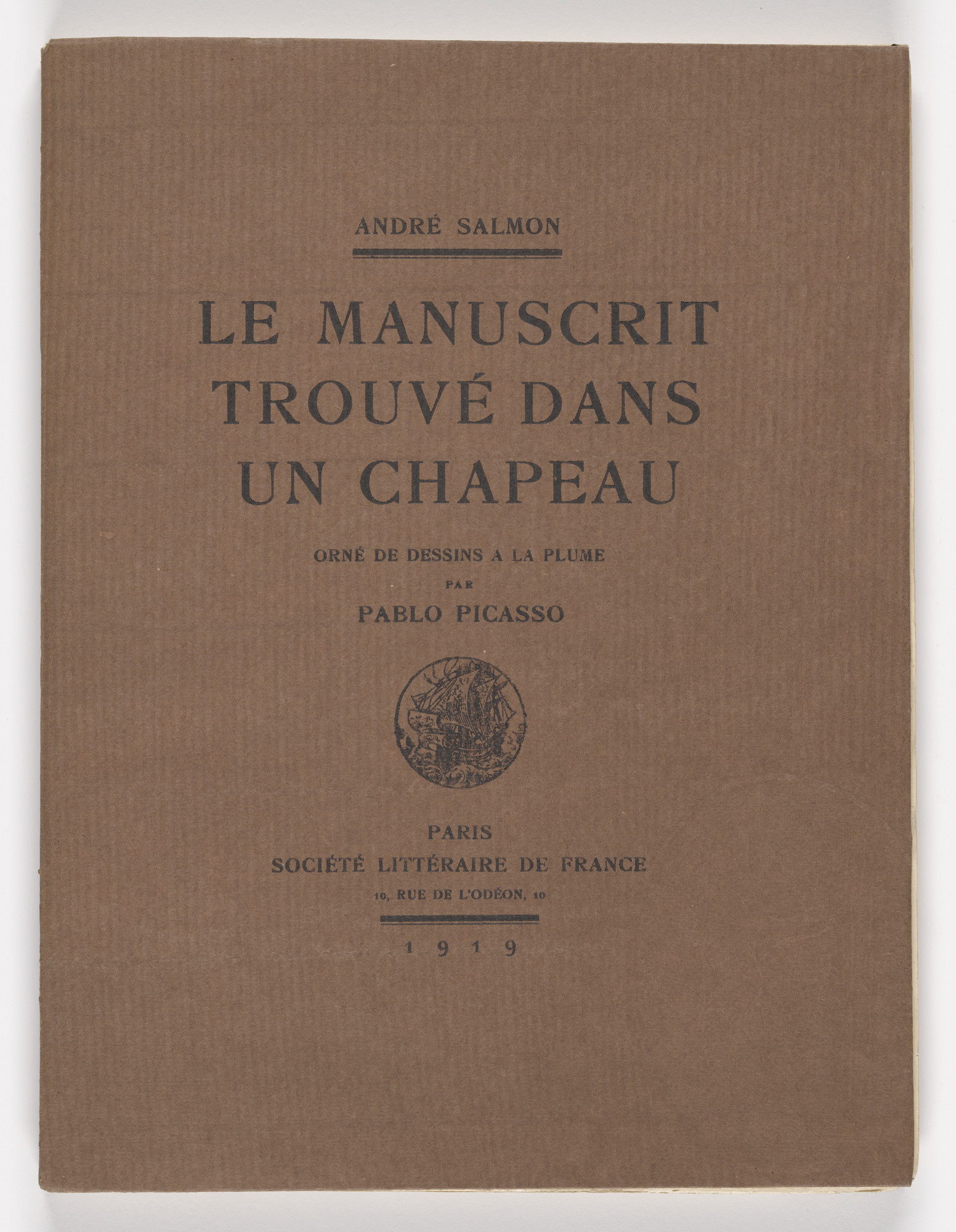 Pablo Picasso. Le Manuscrit Trouvé dans un Chapeau