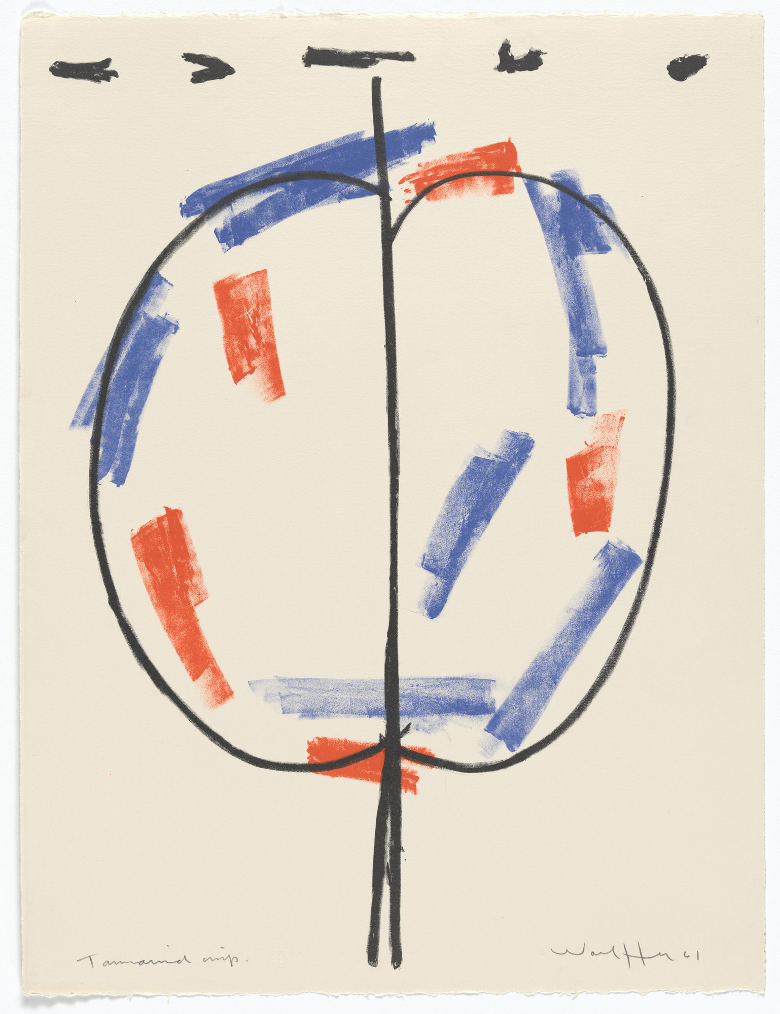Emerson Woelffer. Untitled
