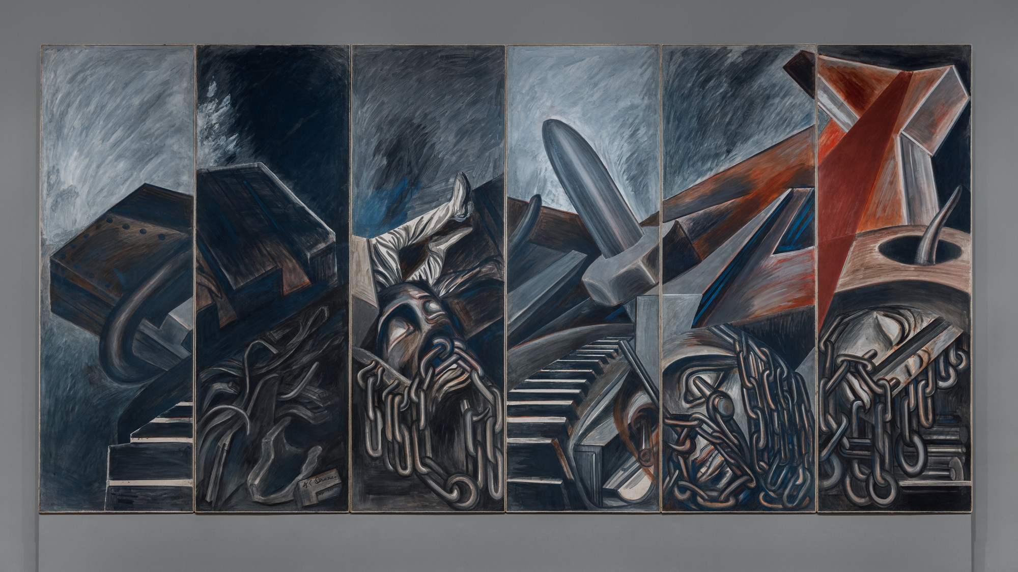 José Clemente Orozco. Dive Bomber and Tank. 1940