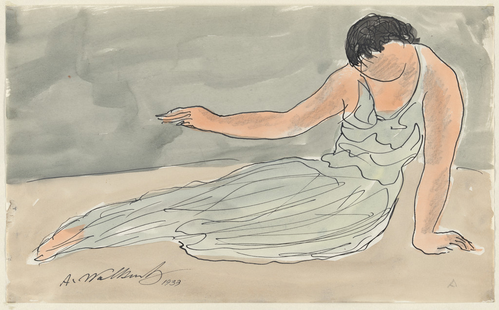 Isadora Duncan, Abraham Walkowitz, (1930–33), Watercolor on paper