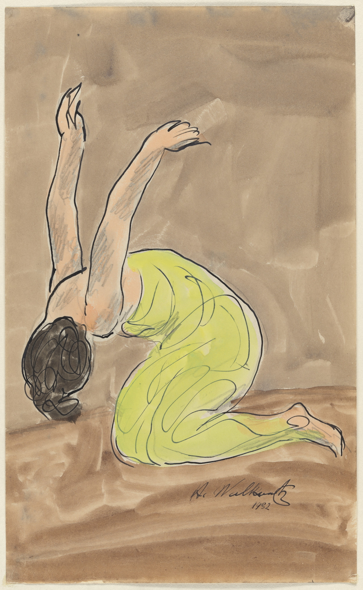 Abraham Walkowitz. Isadora Duncan