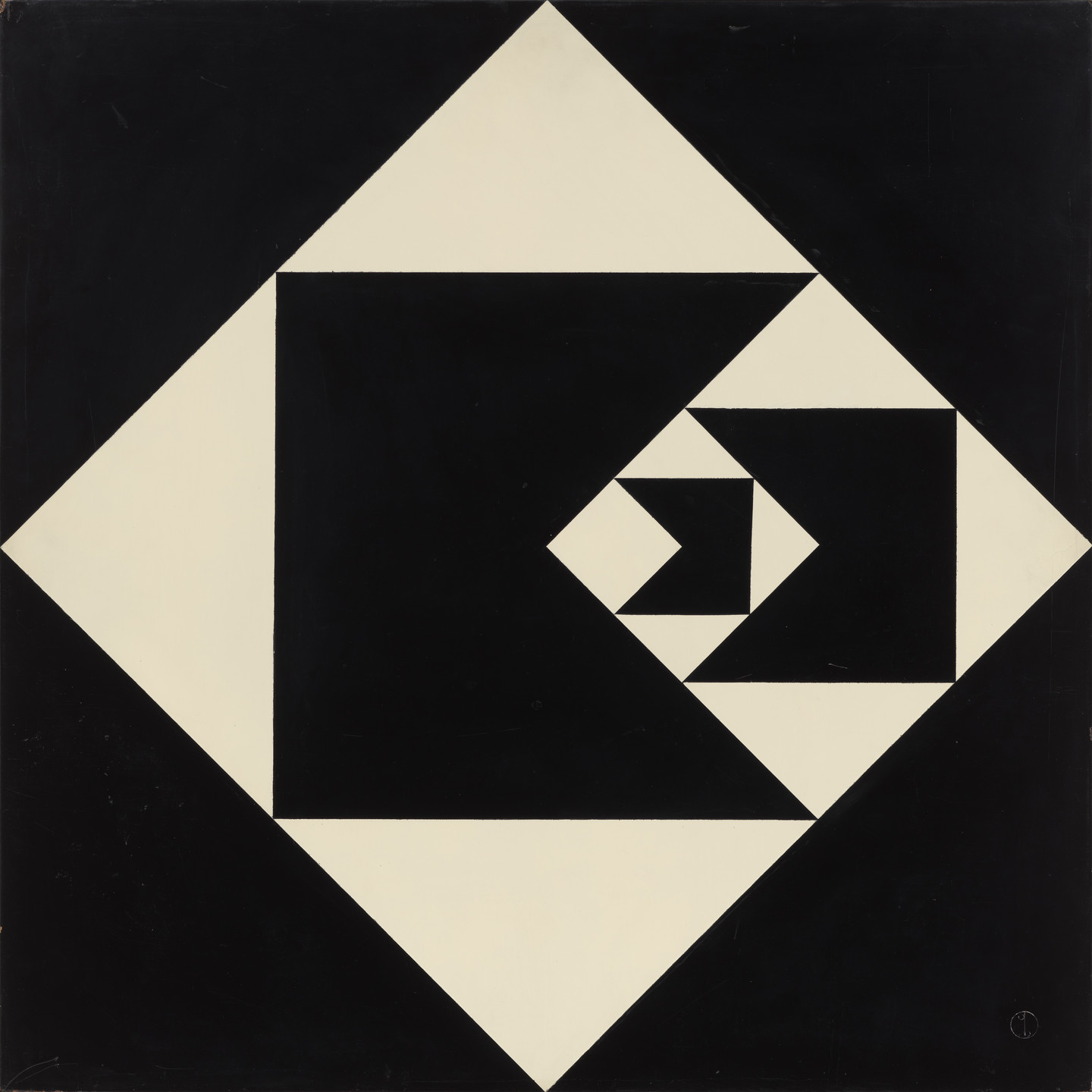 Geraldo de Barros. Diagonal Function. 1952