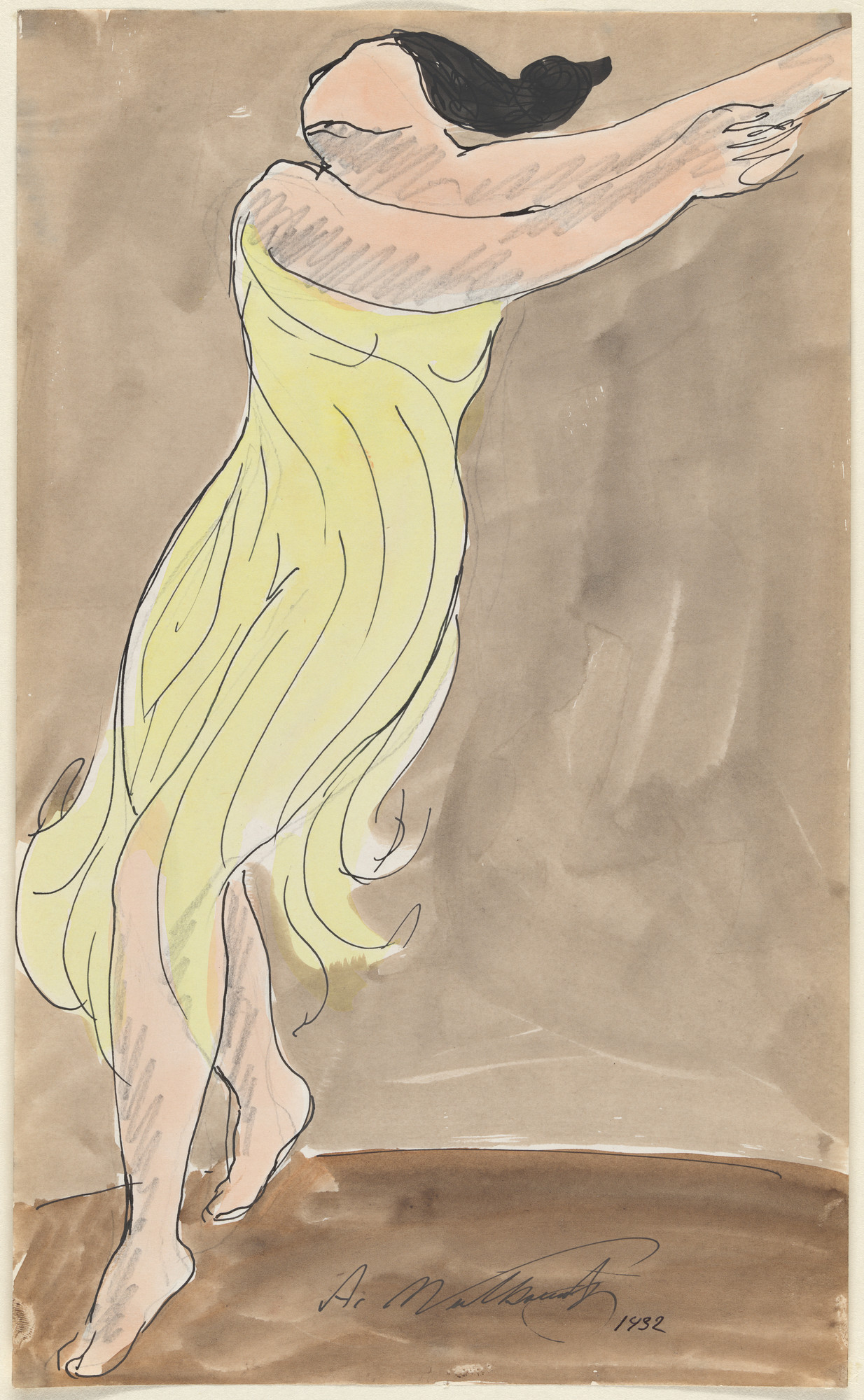 Abraham Walkowitz. Isadora Duncan