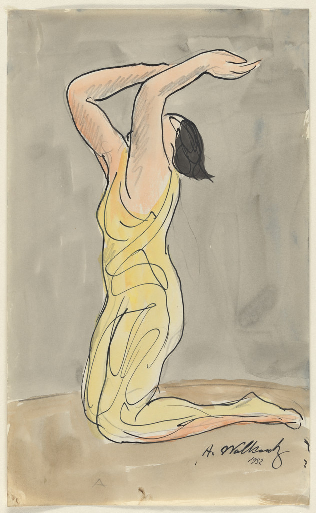Isadora Duncan, Abraham Walkowitz, (1931–33), Watercolor on paper