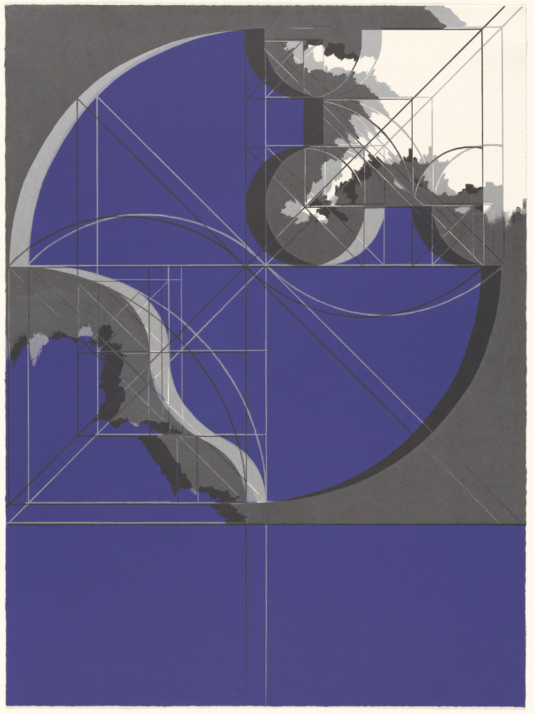 Blue Seal I from the series Tamarind Squares