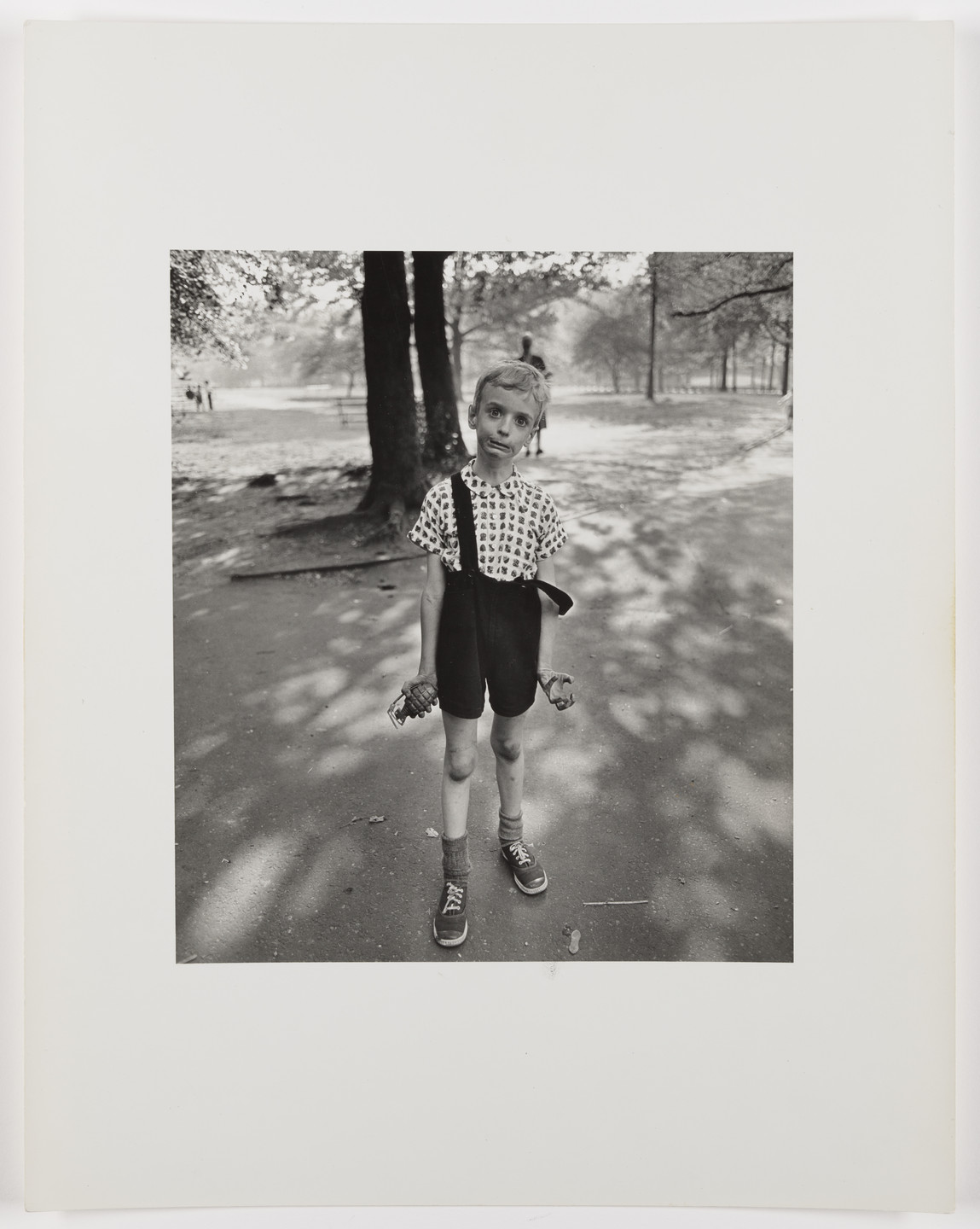 Diane Arbus. Child with a toy hand grenade in Central Park, N.Y.C., 1962. 1962