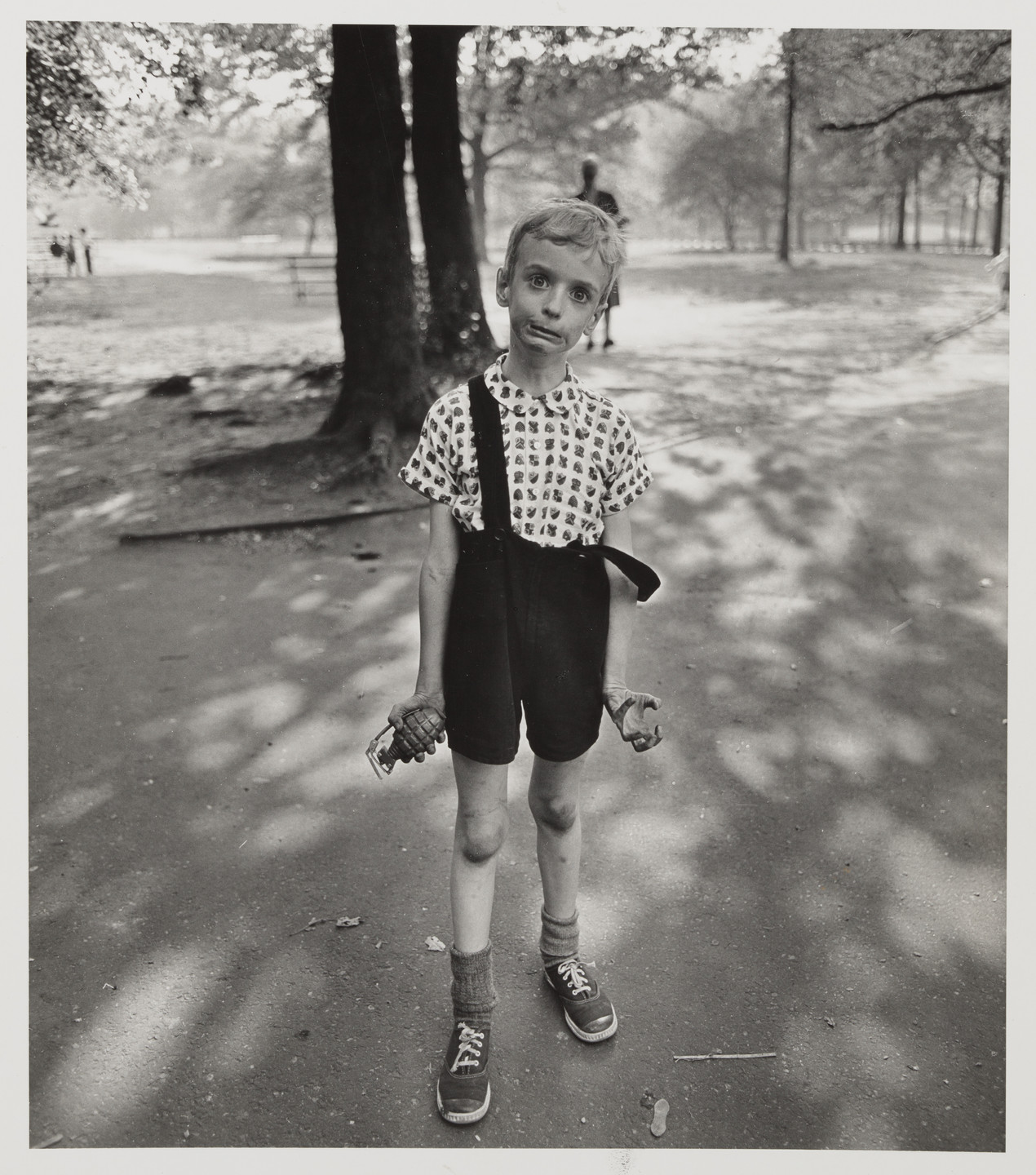Diane Arbus. Child with a toy hand grenade in Central Park, N.Y.C., 1962. 1962