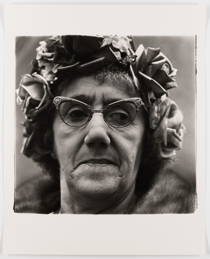 Woman in a rose hat, N.Y.C., 1966, Diane Arbus, 1966