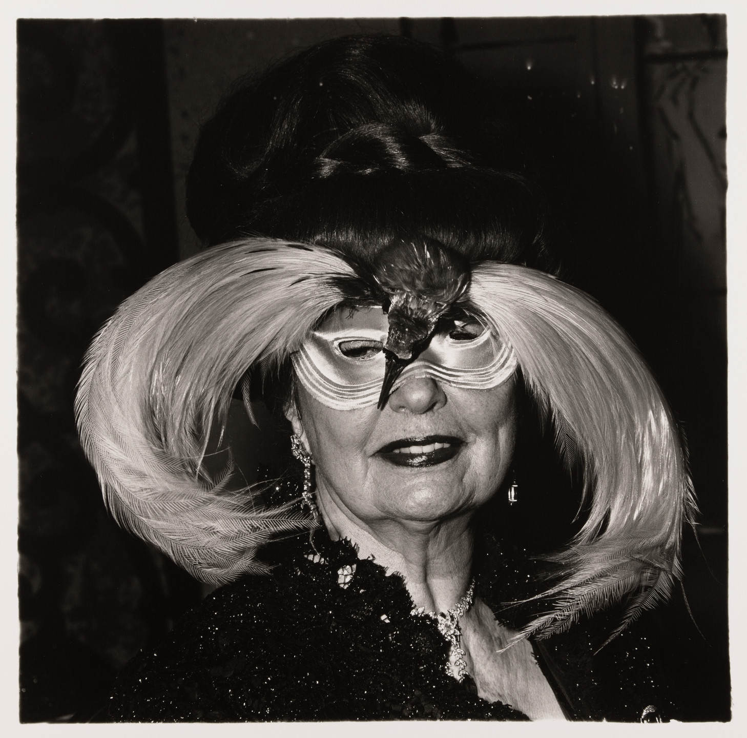 Diane Arbus. A woman in a bird mask, N.Y.C., 1967. 1967