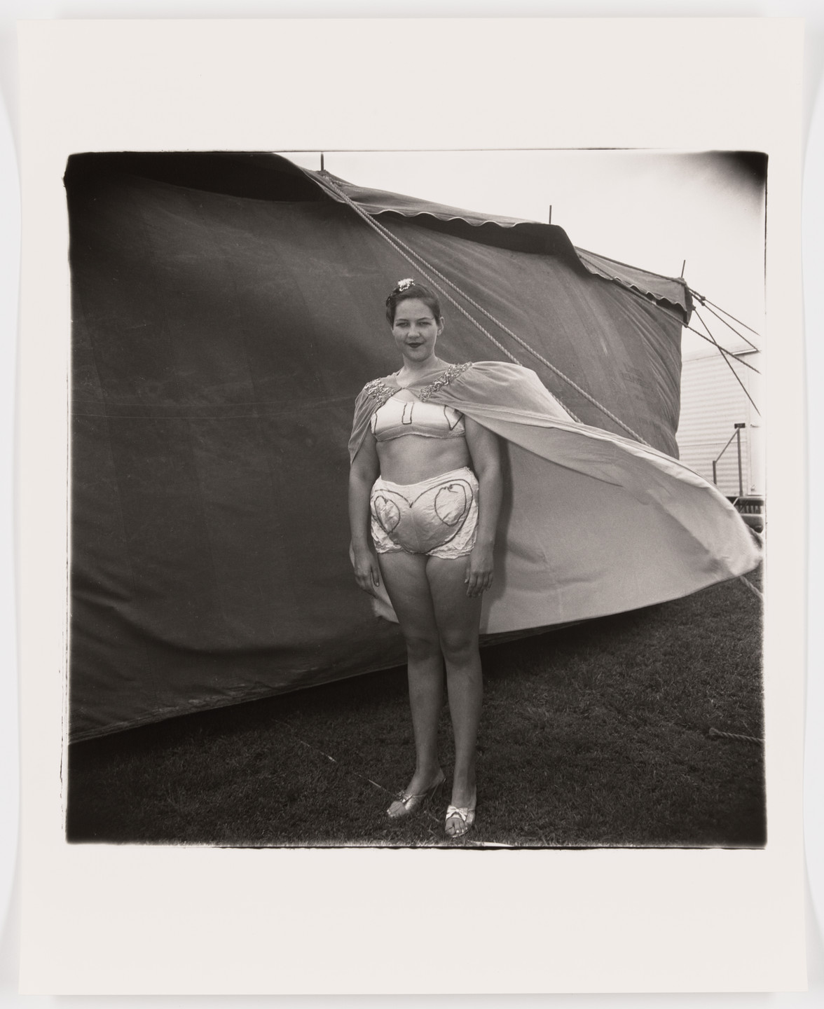 Diane Arbus. Girl in her circus costume, Maryland, 1970. 1970
