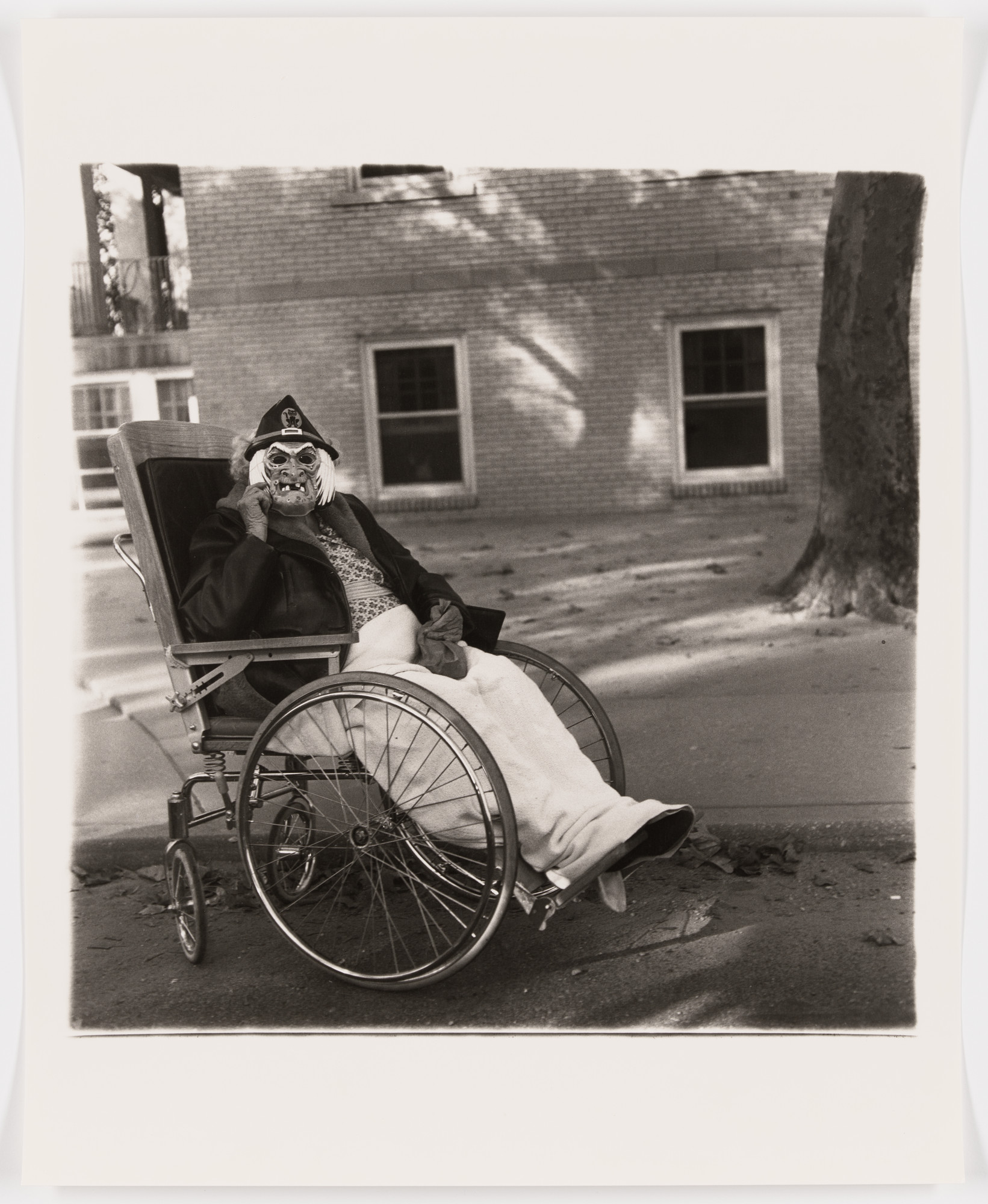 Diane Arbus. Masked Woman in a wheelchair, P.A., 1970