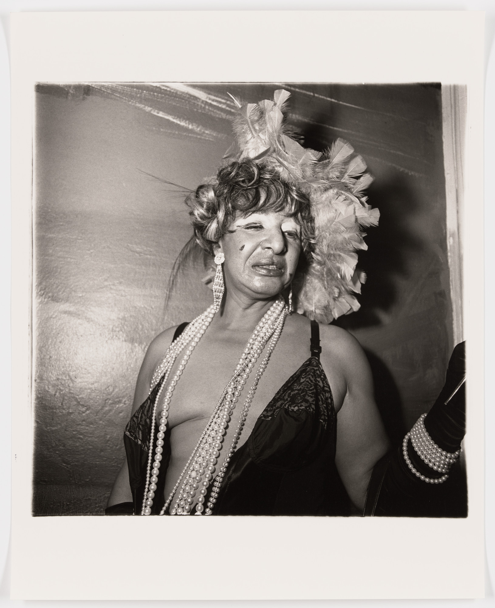 Diane Arbus. Transvestite at a drag ball, N.Y.C., 1970