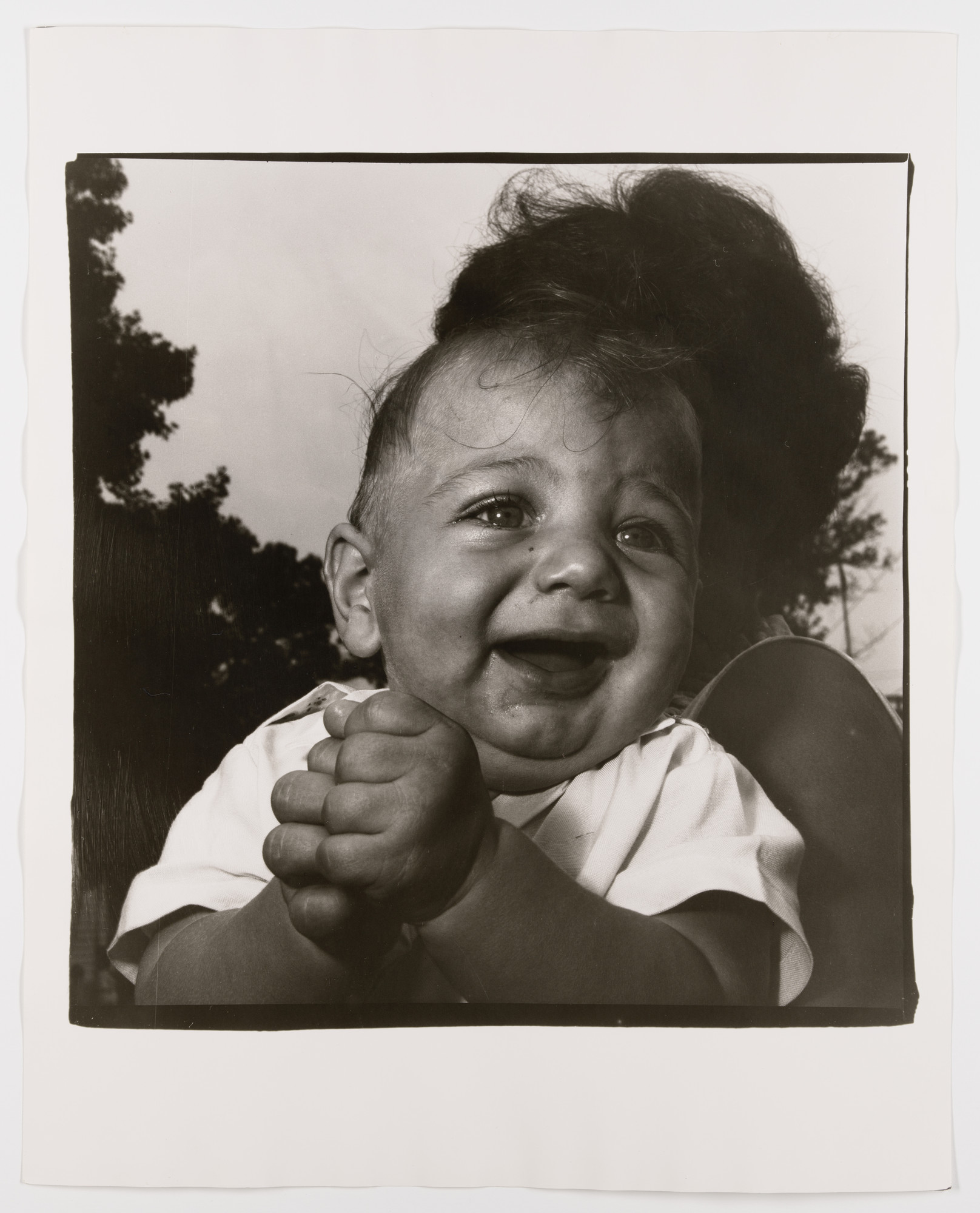Diane Arbus. Loser, diaper derby contest, Palisades, N.J., 1967