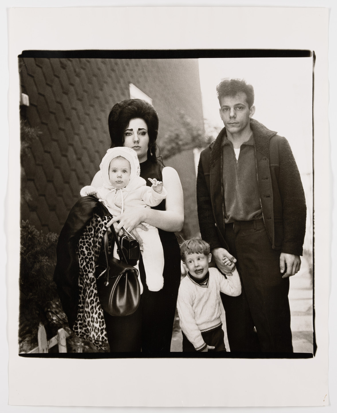 Diane Arbus. A family in Brooklyn on their way to visit their parents, N.Y.C.,1966. 1966