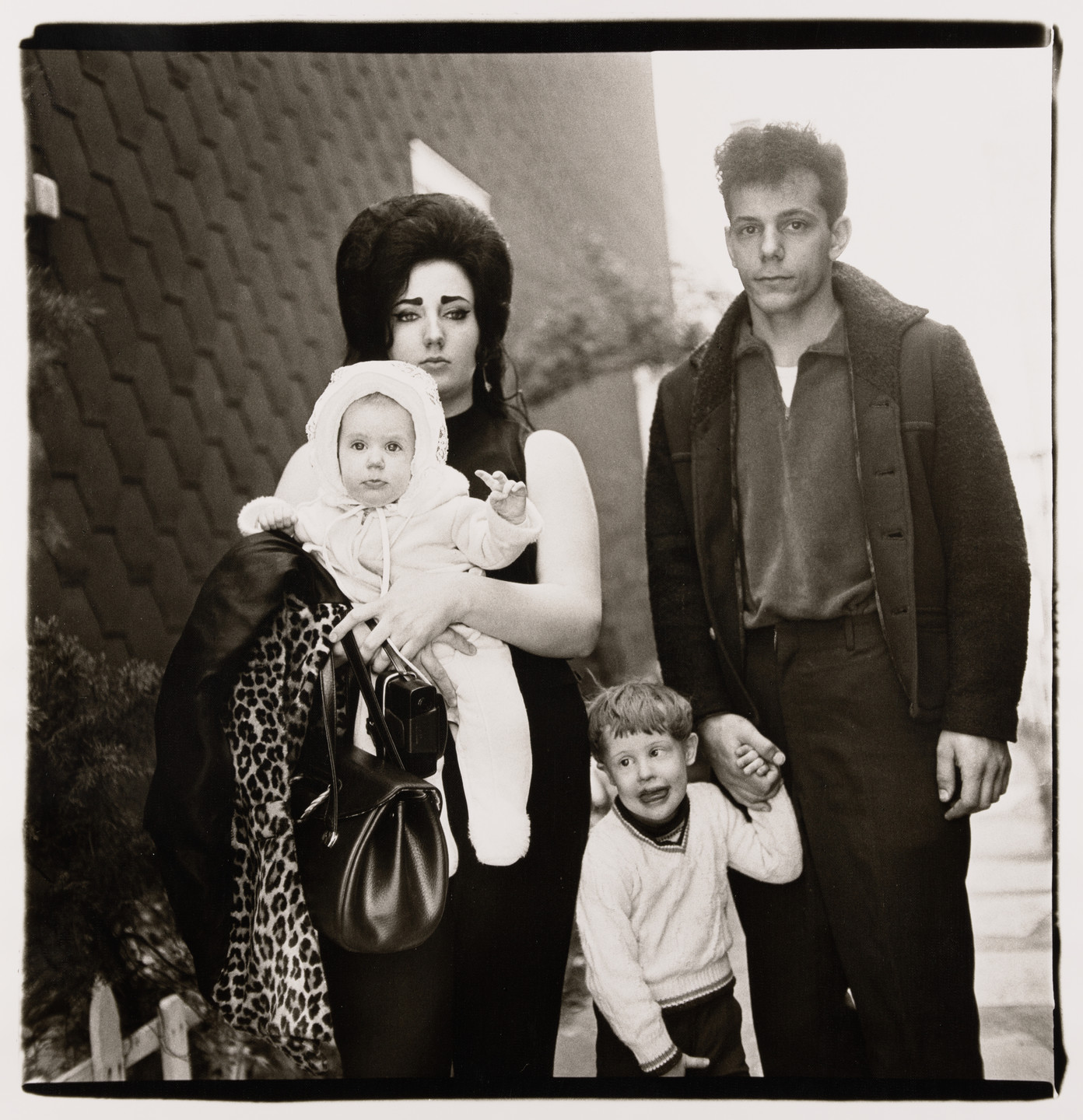 Diane Arbus. A family in Brooklyn on their way to visit their parents, N.Y.C.,1966. 1966