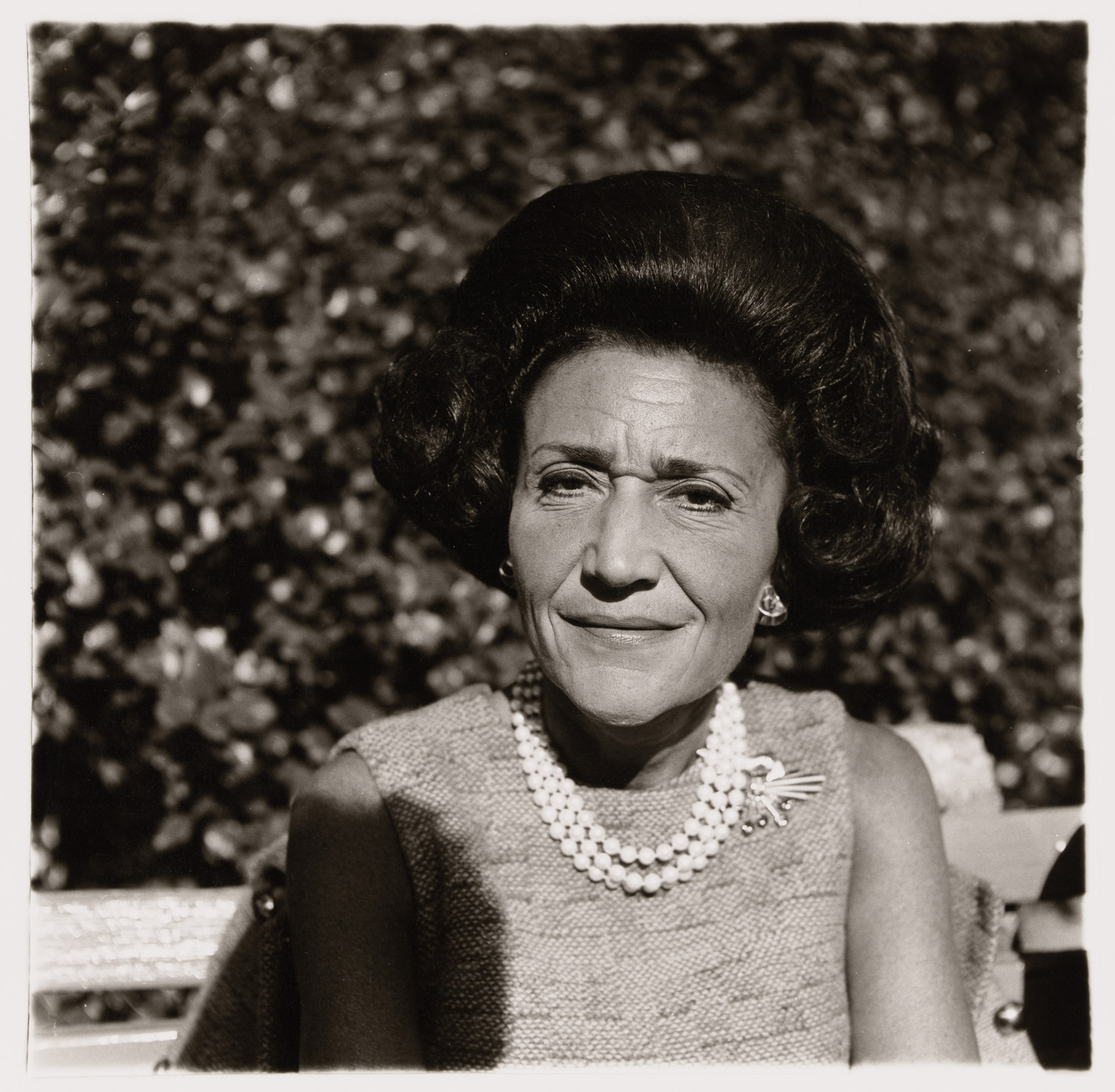 Diane Arbus. Woman on a park bench on a sunny day, N.Y.C., 1969. 1969