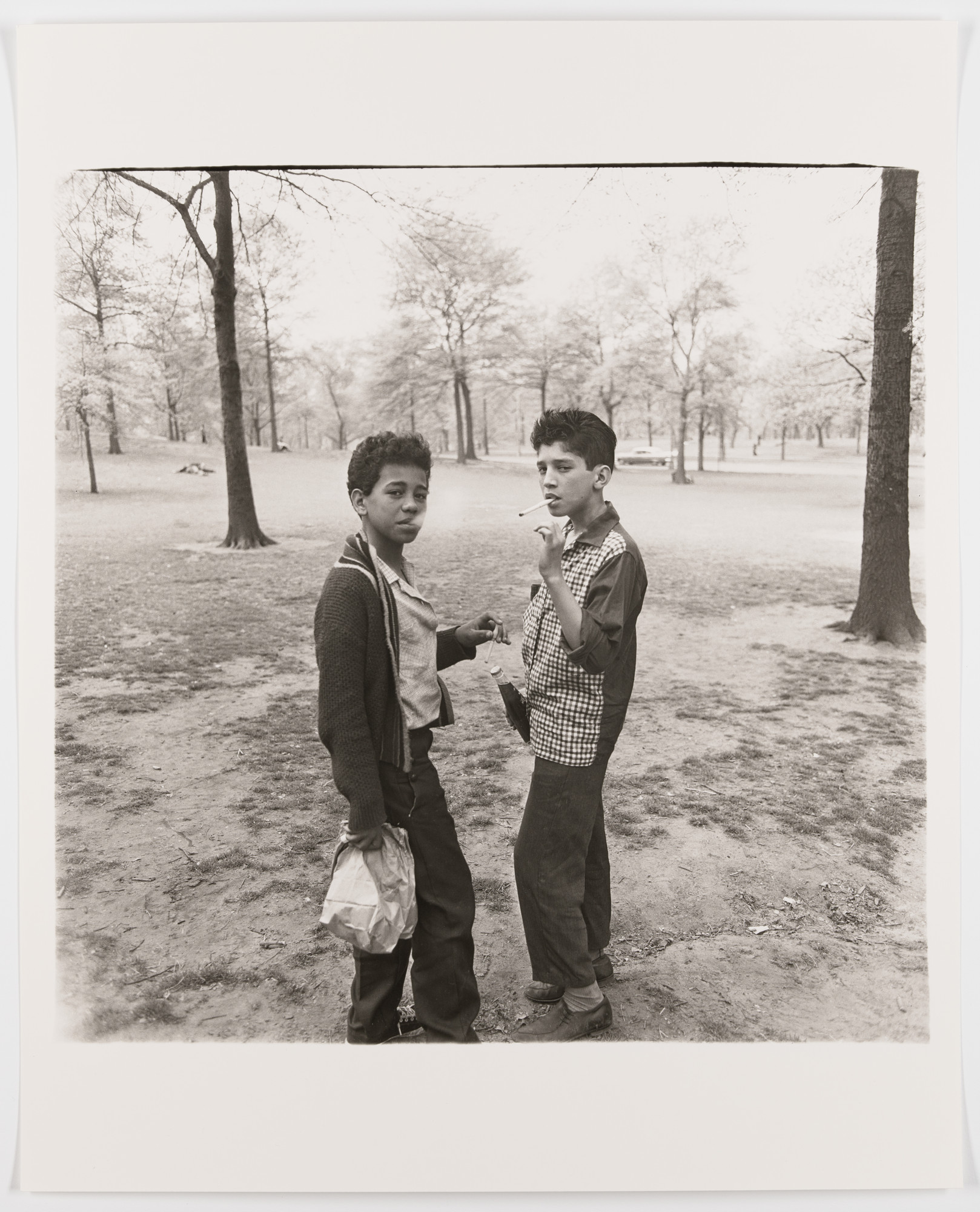 Diane Arbus. Two boys smoking in Central Park, N.Y.C., 1963