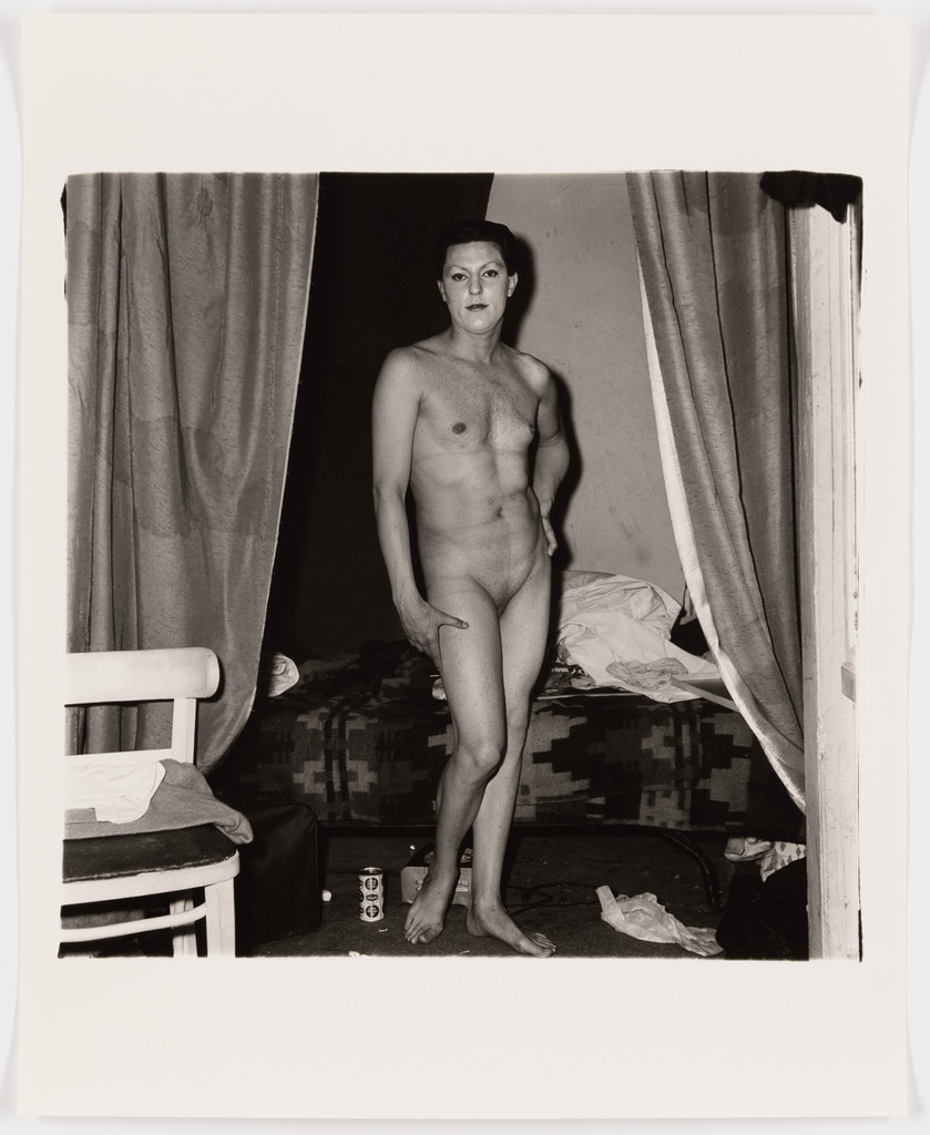 Naked man being a woman, N.Y.C., 1968