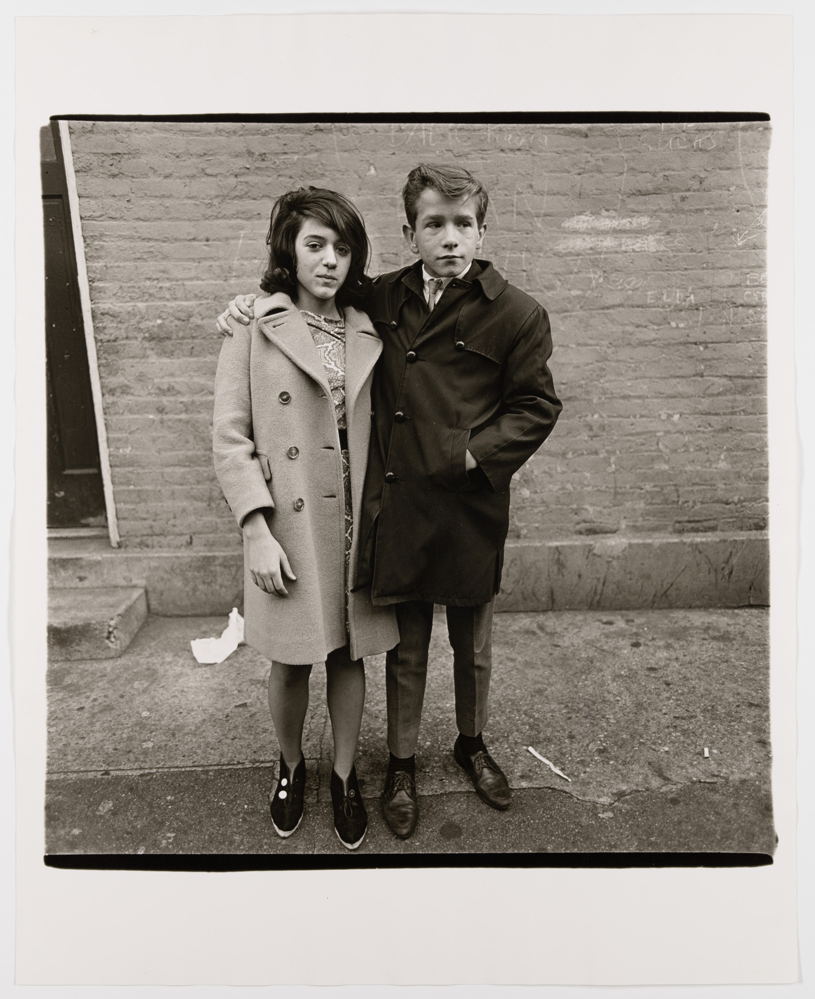 Diane Arbus. Teenage couple on Hudson Street, N.Y.C., 1963
