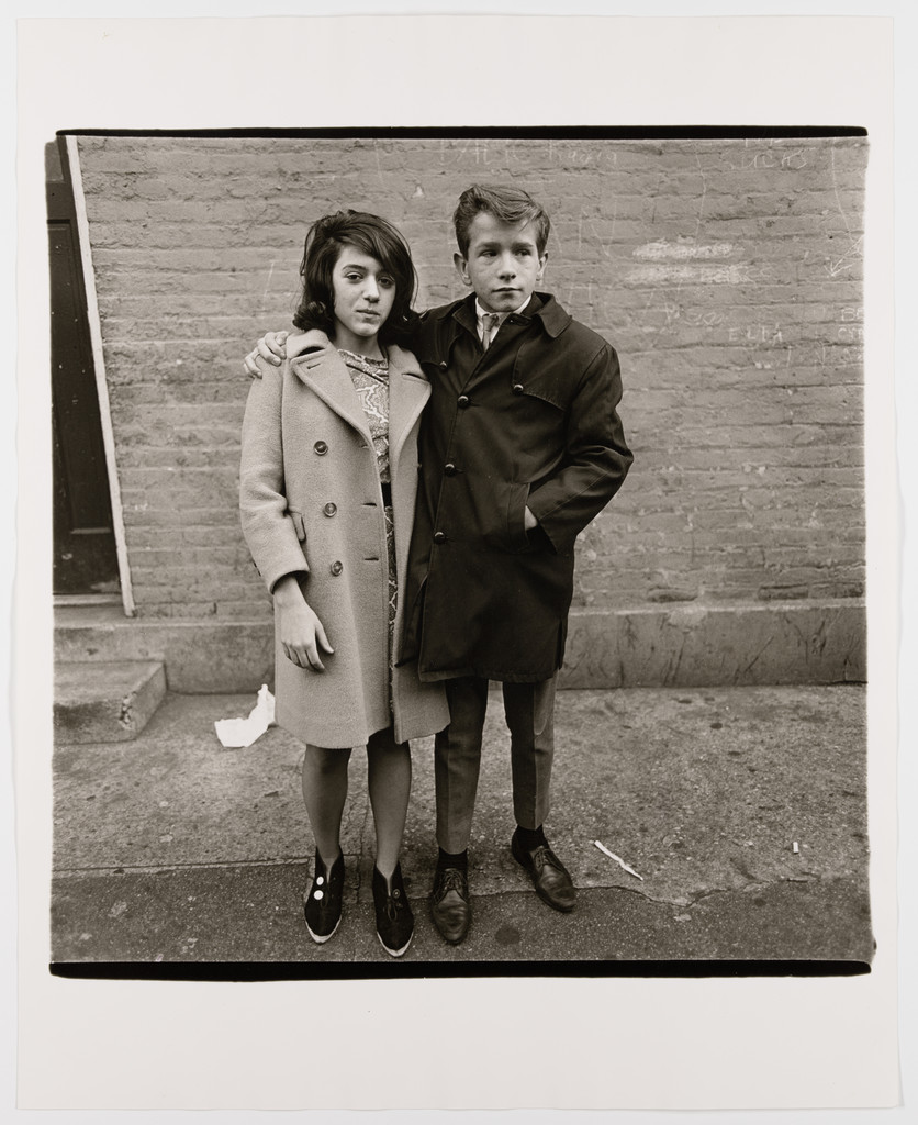 Teenage couple on Hudson Street, N.Y.C., 1963, Diane Arbus, 1963