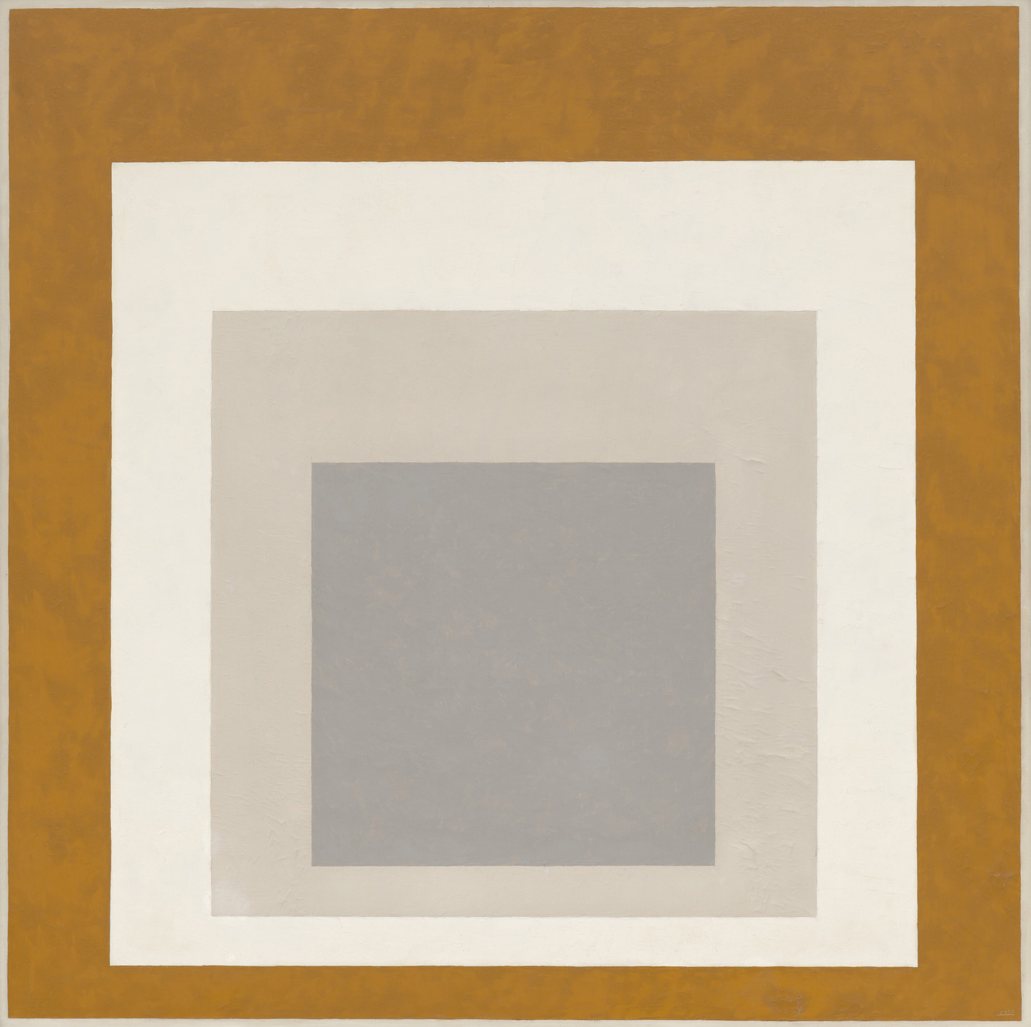 Josef Albers. Homage to the Square: White Monument. 1951