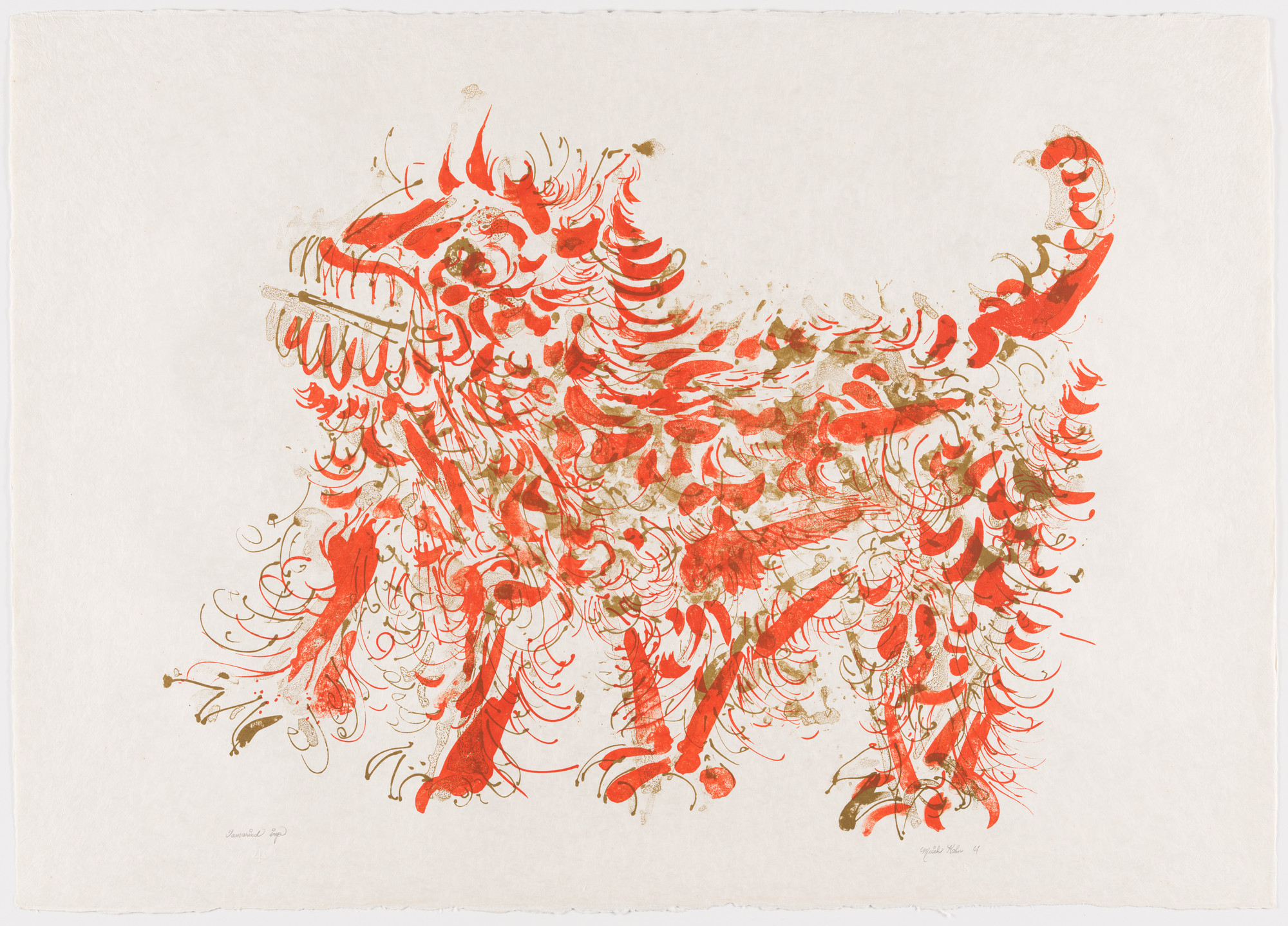 Misch Kohn. Red Beast. 1961