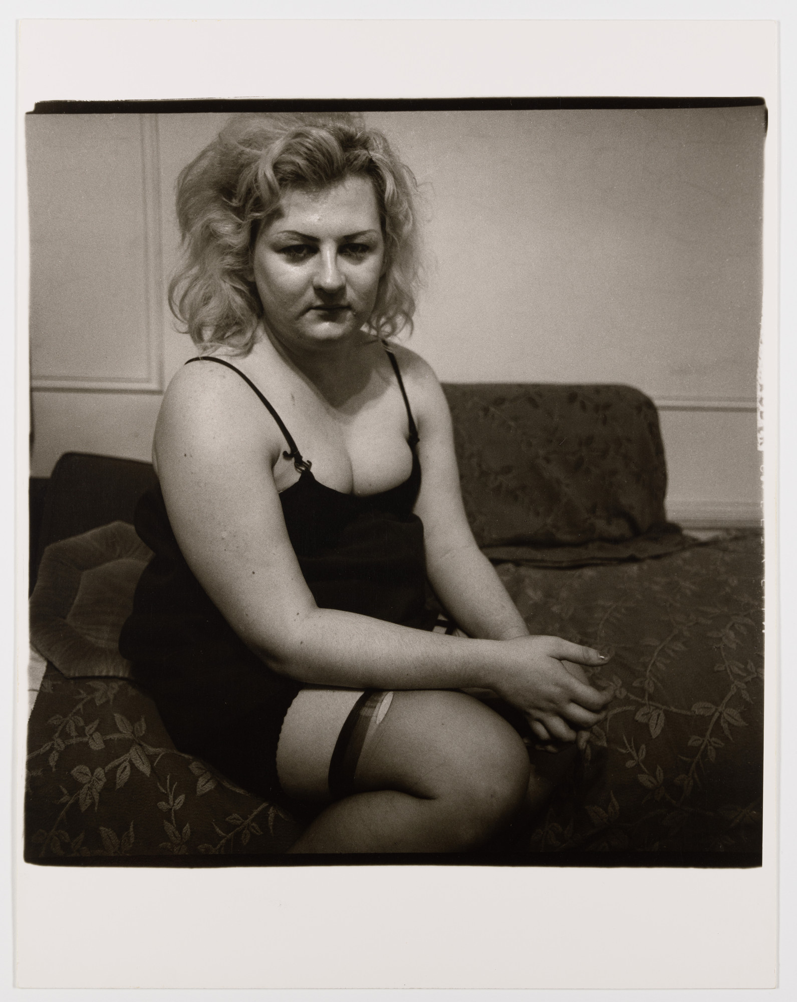 Diane Arbus. Transvestite with torn stocking, N.Y.C., 1966
