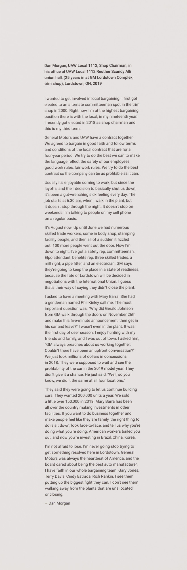 LaToya Ruby Frazier. Text