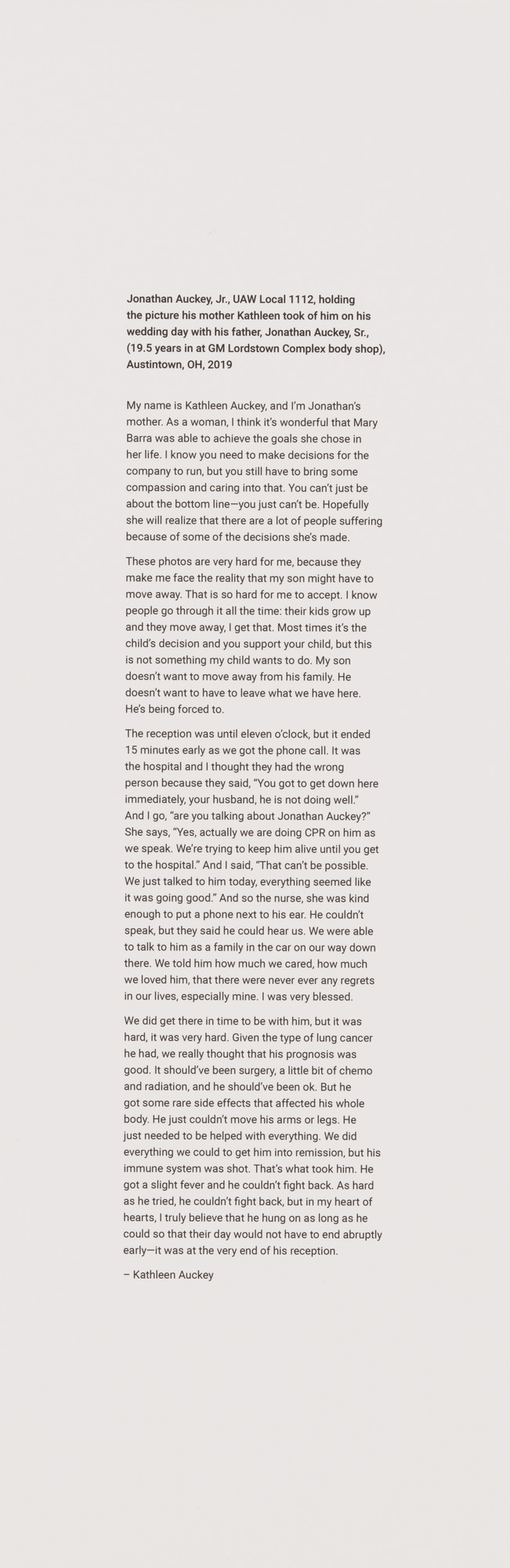 LaToya Ruby Frazier. Text