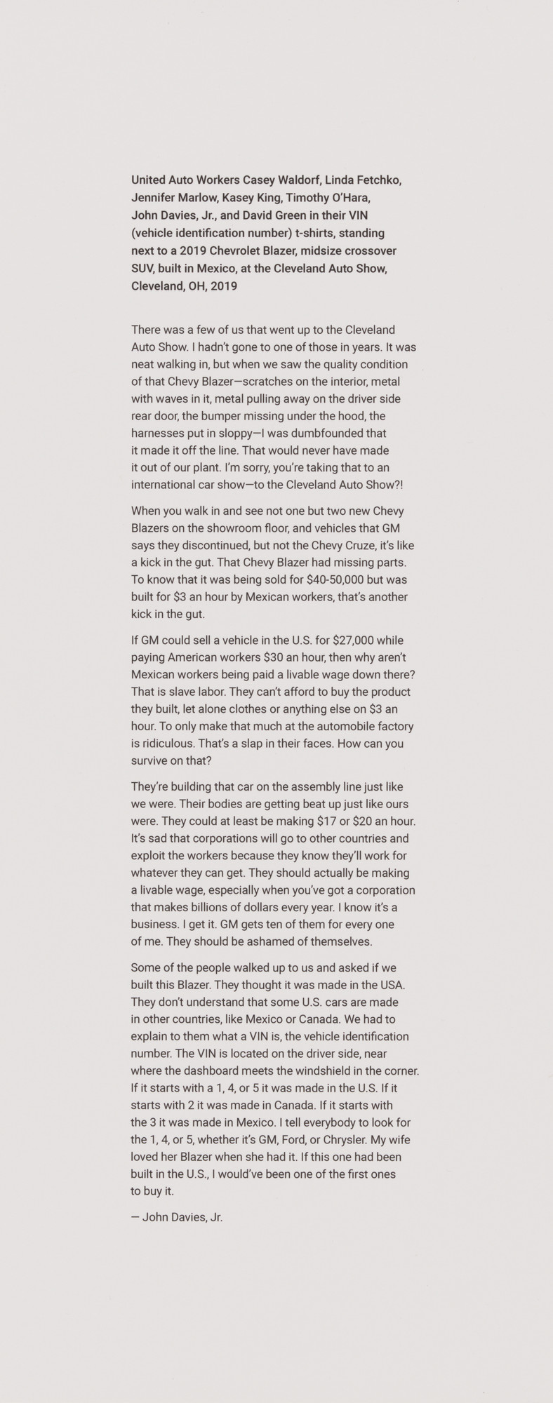 LaToya Ruby Frazier. Text