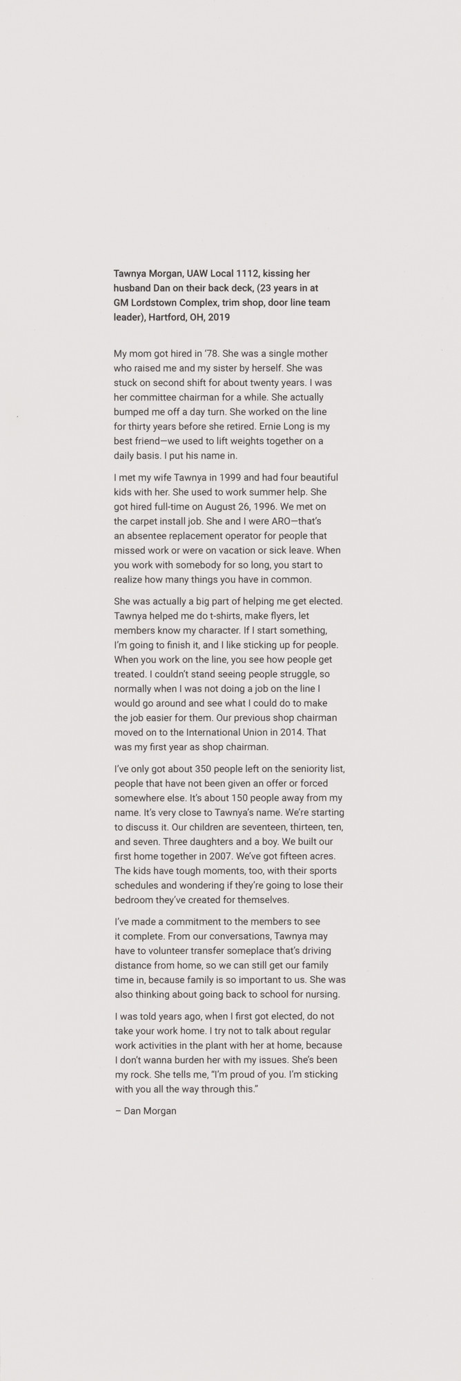 LaToya Ruby Frazier. Text
