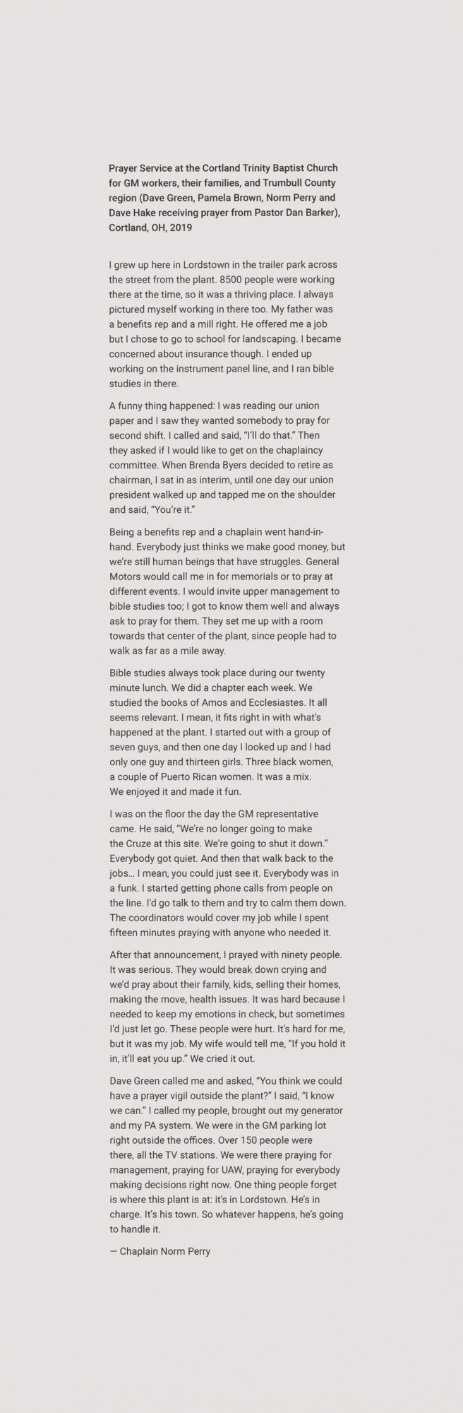 LaToya Ruby Frazier. Text