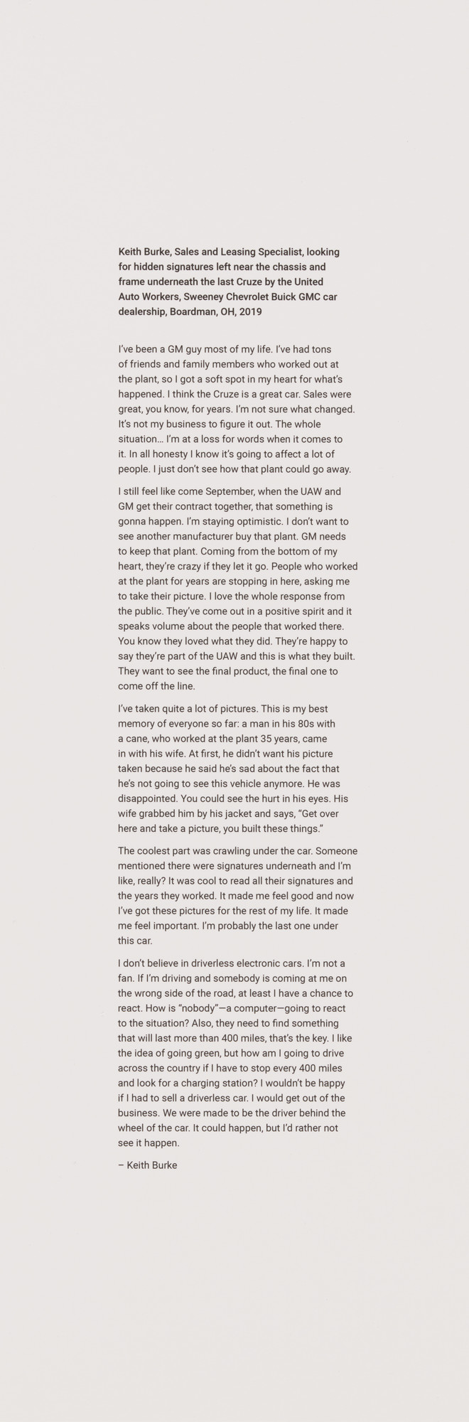 LaToya Ruby Frazier. Text