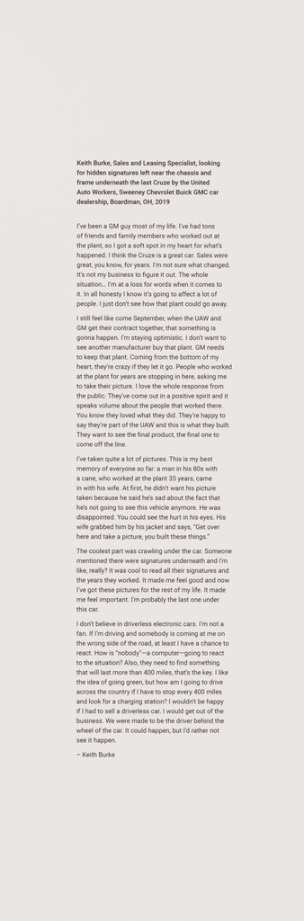 Text, LaToya Ruby Frazier, 2019