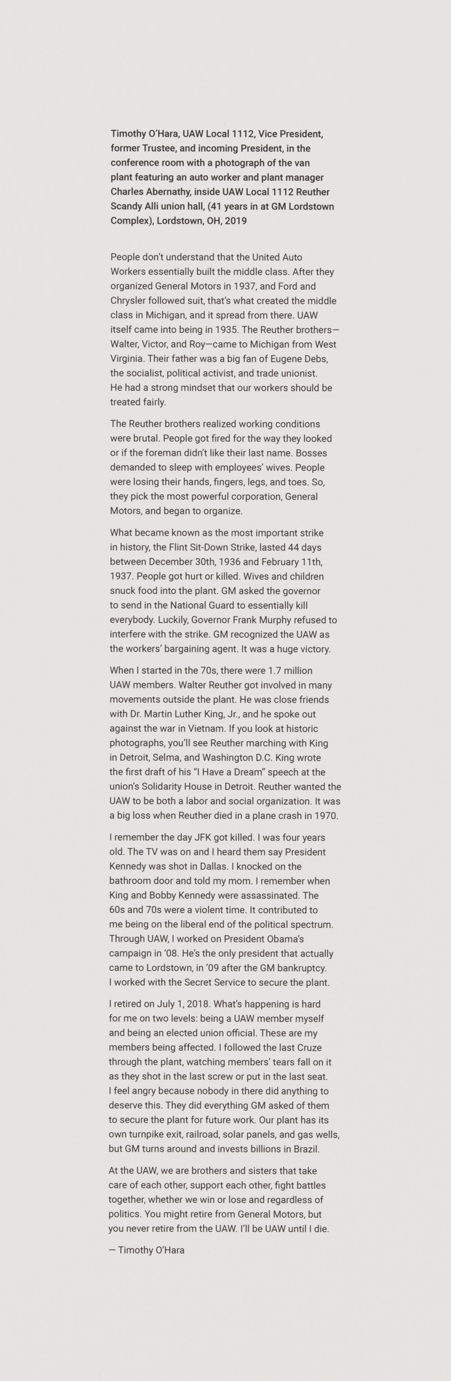 LaToya Ruby Frazier. Text