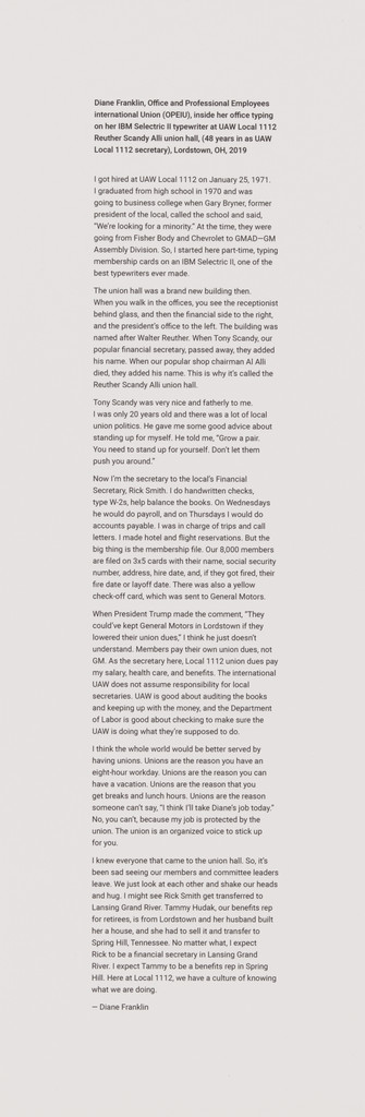 Text, LaToya Ruby Frazier, 2019