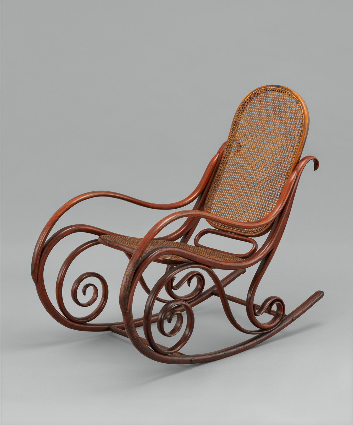 Gebrüder Thonet, company design. Rocking Chair. c. 1860