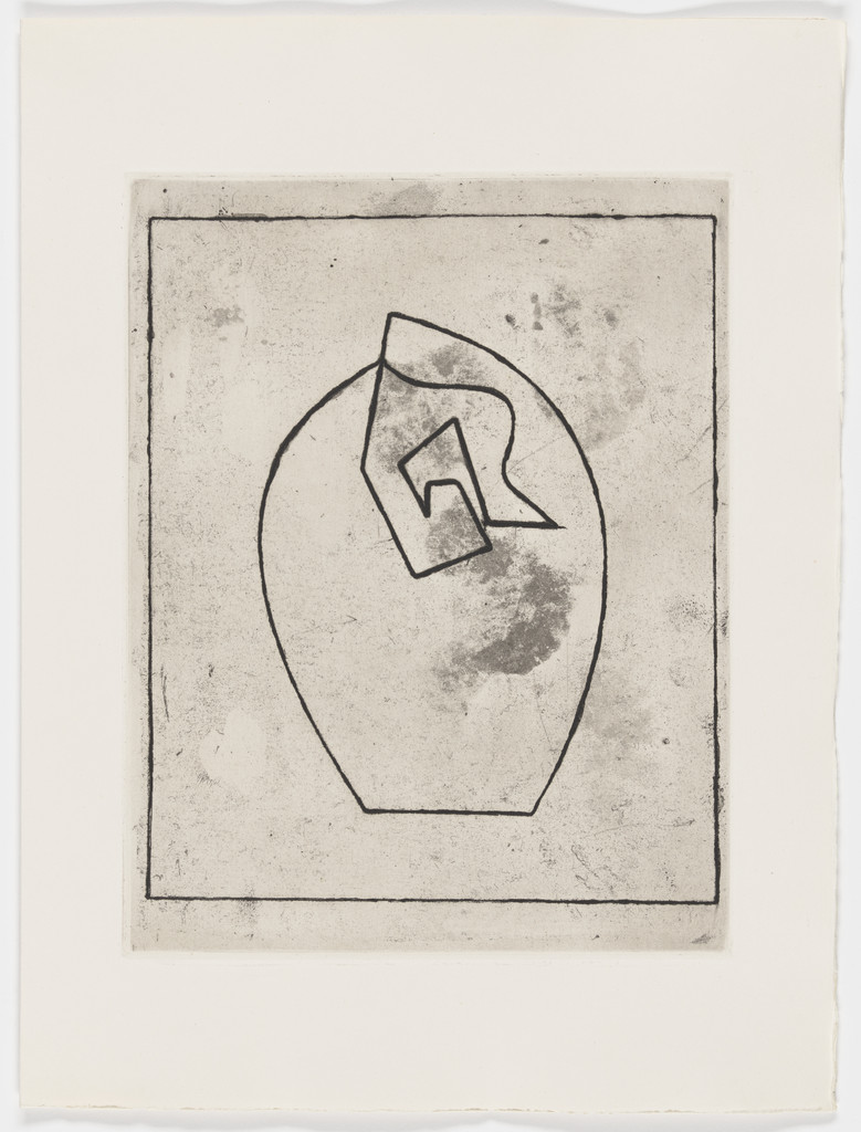 The Cathedral is a Heart (La Cathédral est un coeur) (plate, folio 7) from Towards Infinite White (Vers le blanc infini)