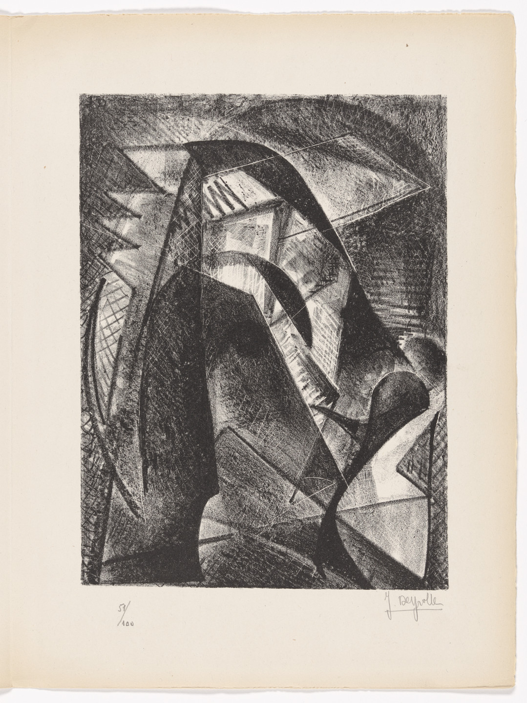 Jean Deyrolle. Plate (folio 14) from Art abstrait (Abstract Art). 1946