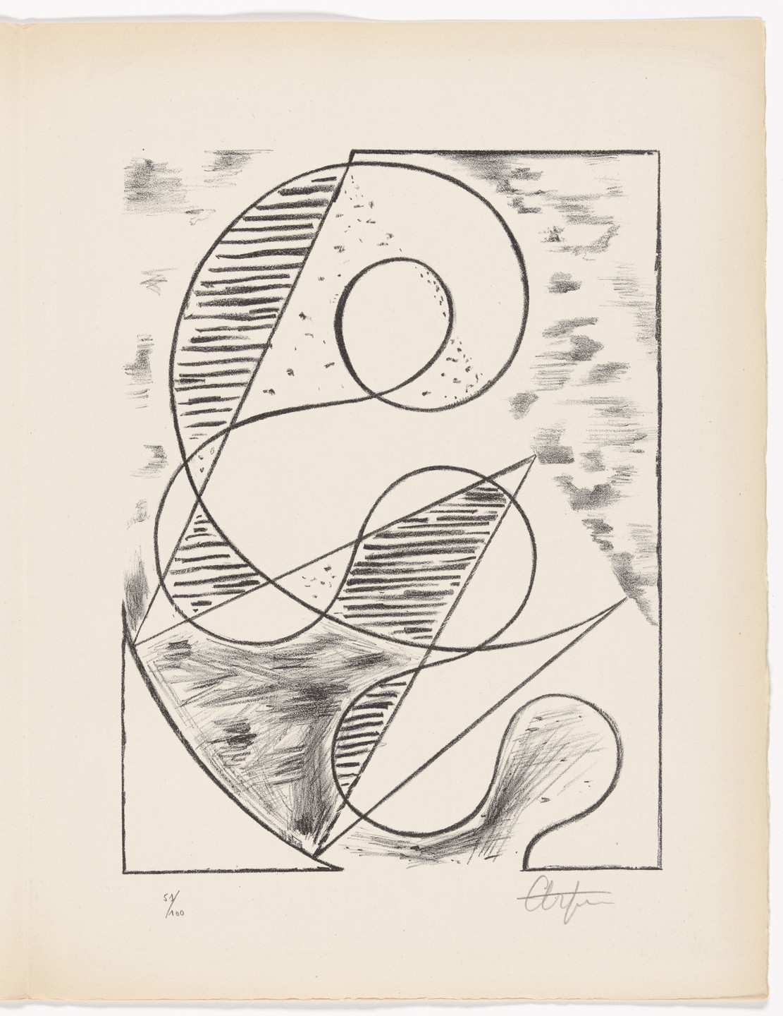 Adolf Richard Fleischmann. Plate (folio 20) from Art abstrait (Abstract Art). 1946