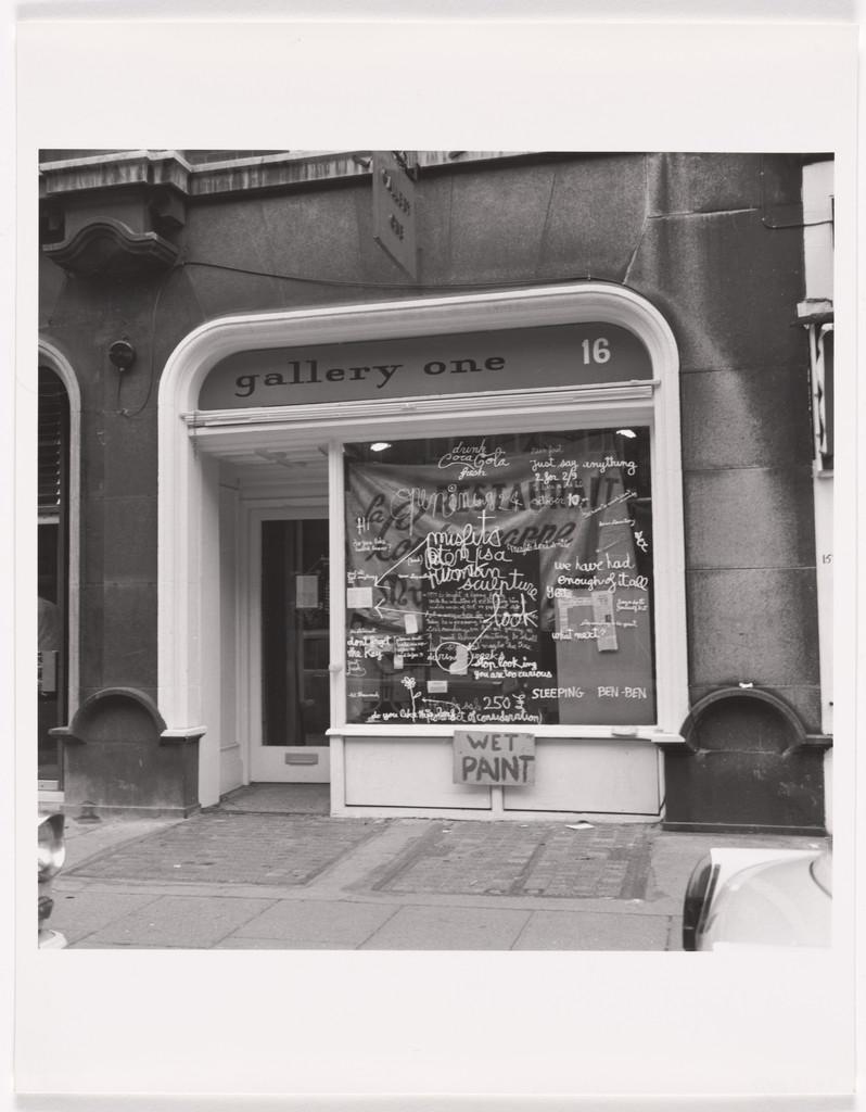 Sculpture Vivante (Living Sculpture), Festival of Misfits, Gallery One, London, October 23- November 8, 1962