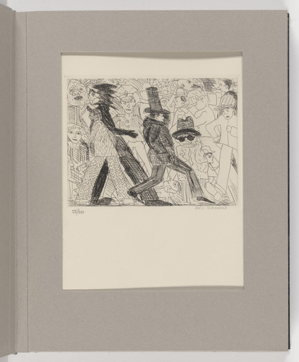 Untitled (plate 8) from The International Anthology of Contemporary Engraving: The International Avant-Garde, Volume 5: America Discovered (Anthologia internazionale dell'incisione contemporanea: L'Avanguardia internazionale: Volume 5: Scoperta dell'America)