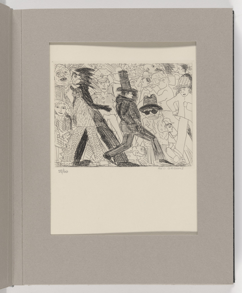 Untitled (plate 8) from The International Anthology of Contemporary Engraving: The International Avant-Garde, Volume 5: America Discovered (Anthologia internazionale dell'incisione contemporanea: L'Avanguardia internazionale: Volume 5: Scoperta dell'America)