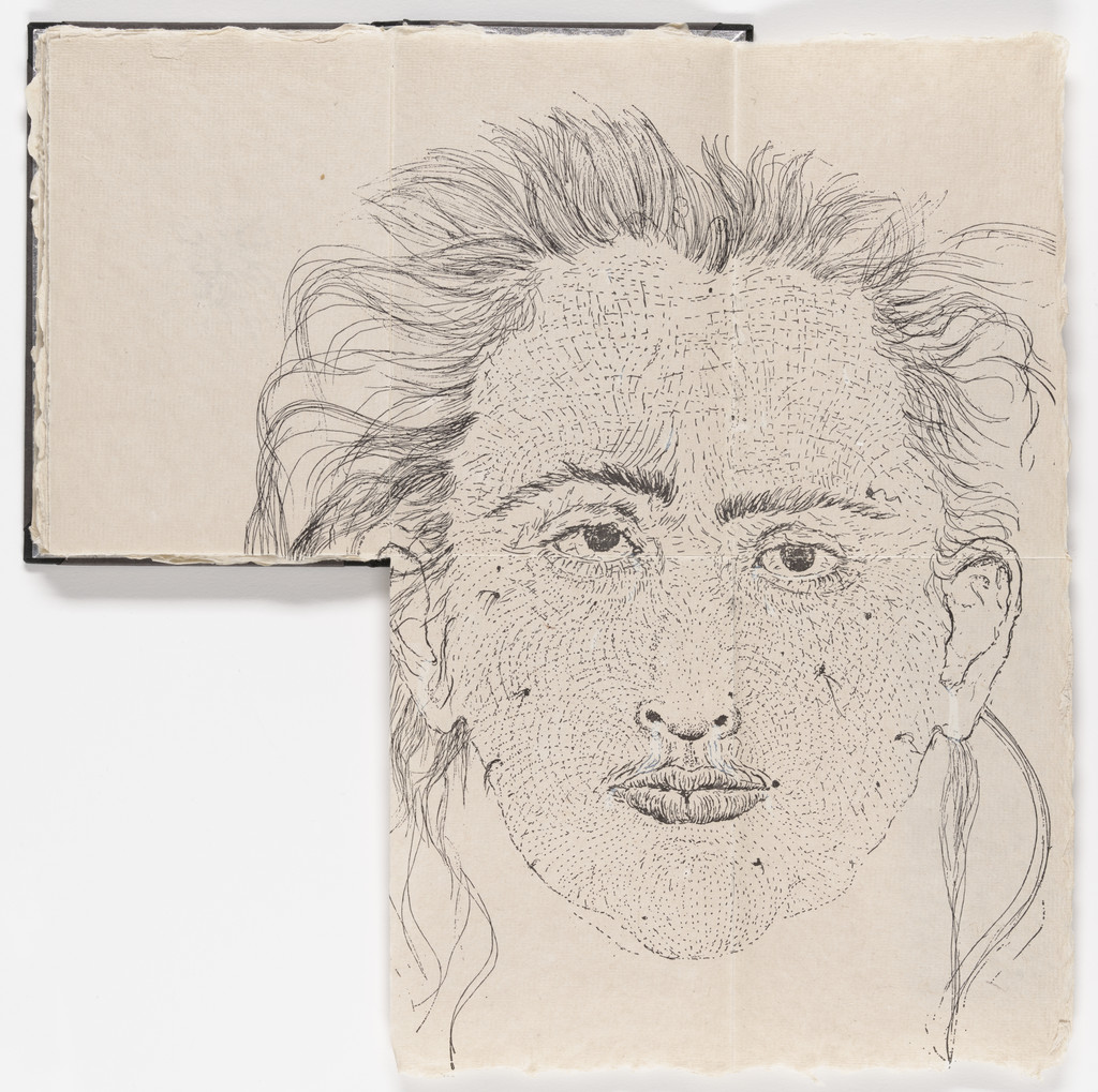 Fold-out plate (folios 15 verso and 16) from Fountainhead, Kiki Smith, 1991