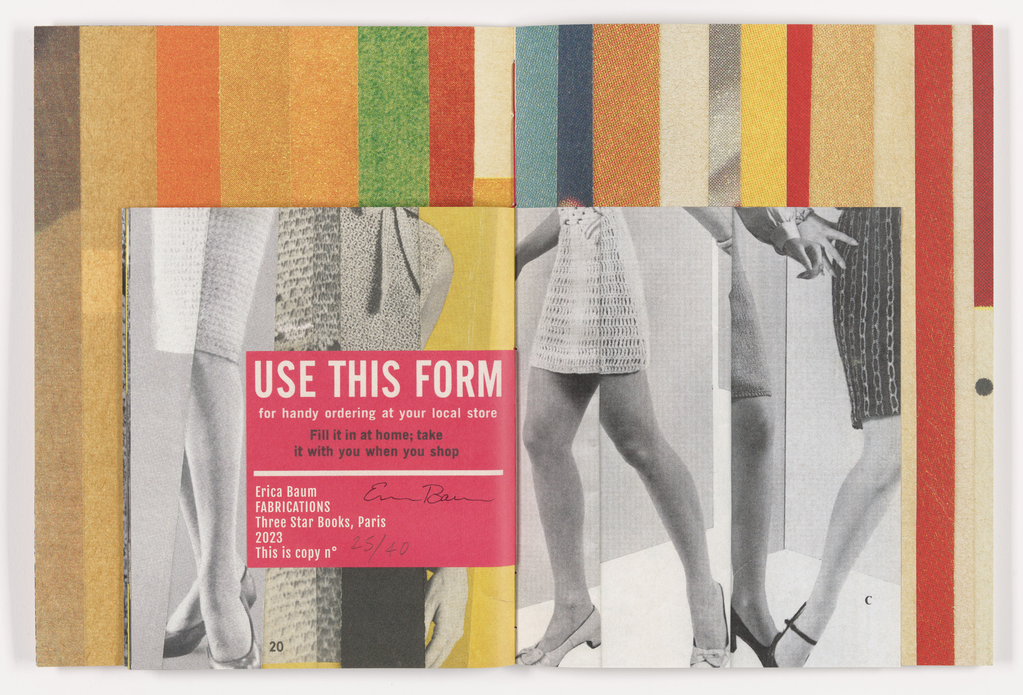 Erica Baum. Fabrications. 2023